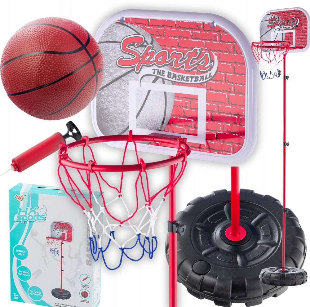 BASKETBALL FOR KIDS ADJUSTABLE BASKETBALL GAME SET + akcesoria HIT Packaging status original