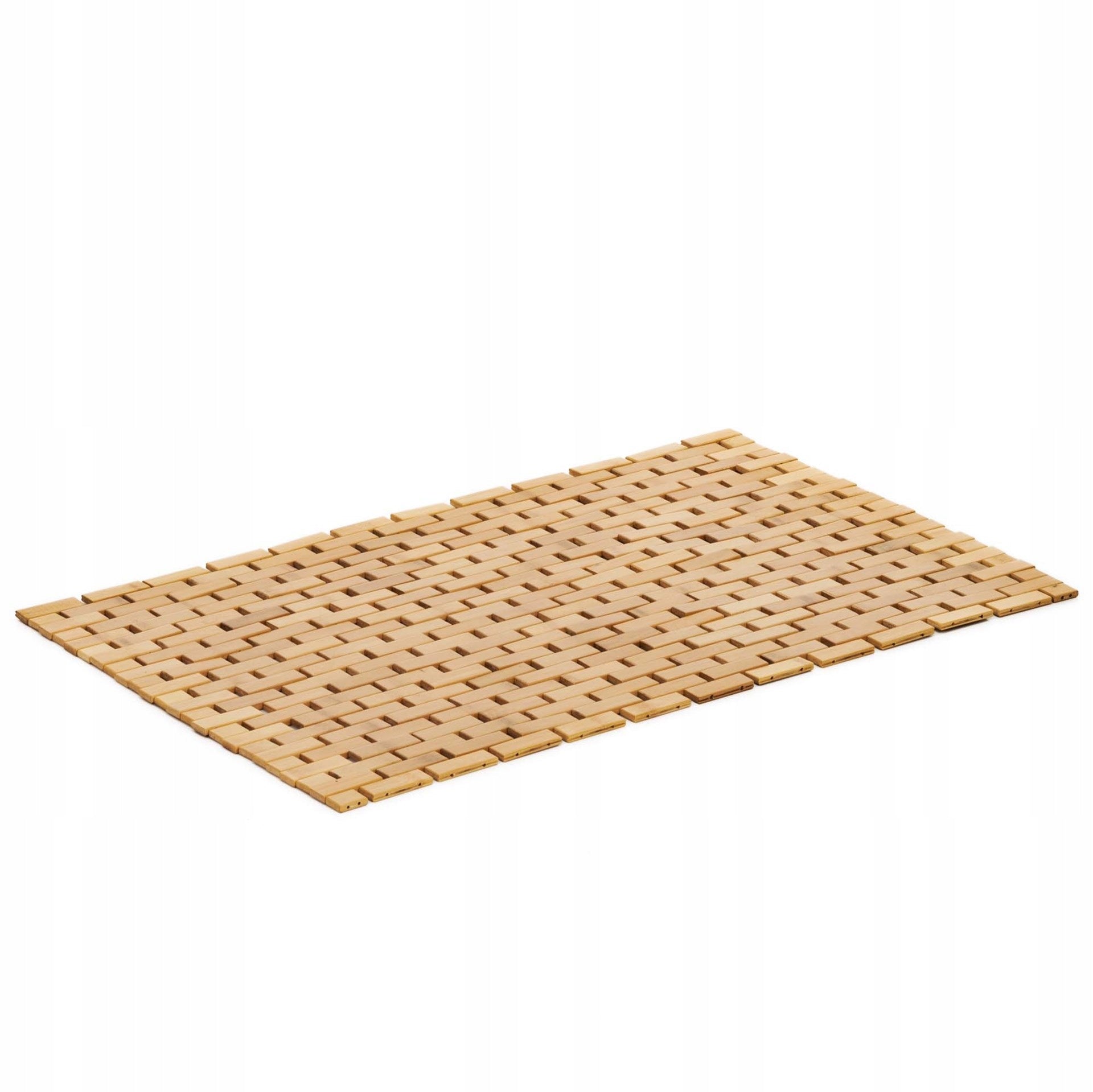 BATHROOM MAT BAMBOO RUG NON-SLIP QUICK-DRYING 50x80cm LARGE Number of elements pojedynczy dywanik