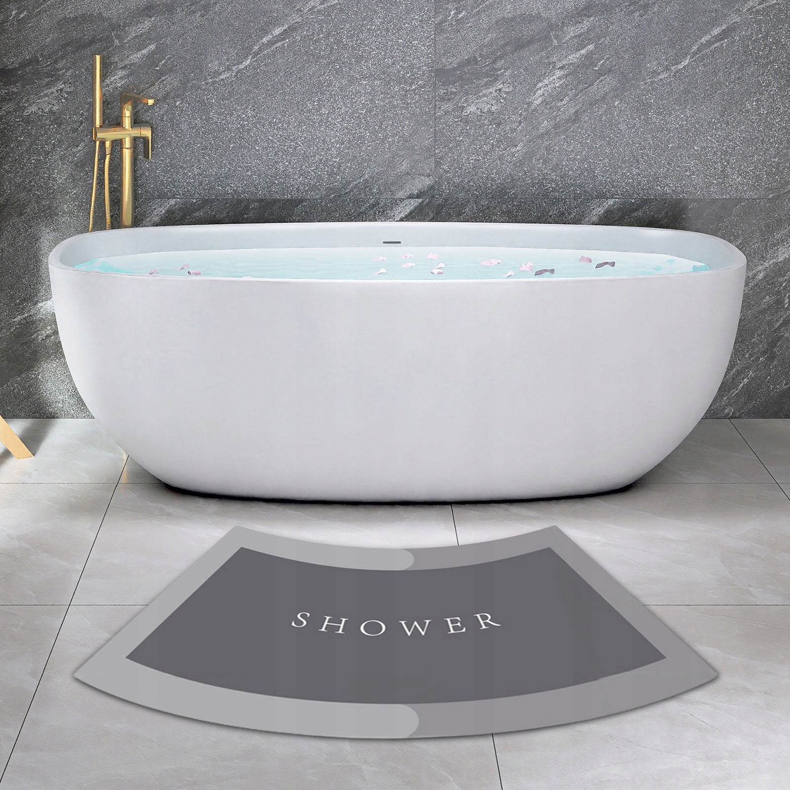 BATHROOM MAT NON-SLIP QUICK-DRYING BATHROOM RUG 45x100CM Manufacturer code Harilla-6901423001794