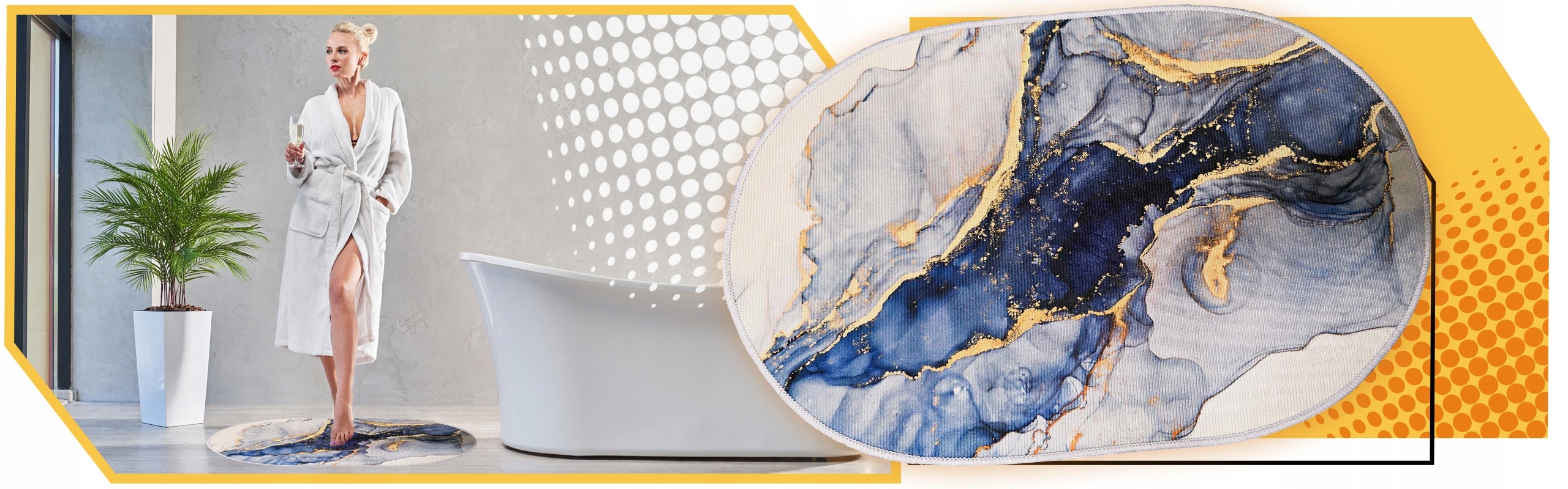 BATHROOM MAT QUICK-DRYING ABSORBENT NON-SLIP RUG soft 40x60cm EAN (GTIN) 5906700046513
