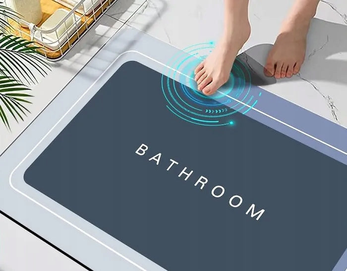 BATHROOM MAT QUICK DRYING NON-SLIP ABSORBENT RUG FOR BATHROOM Length 60 cm