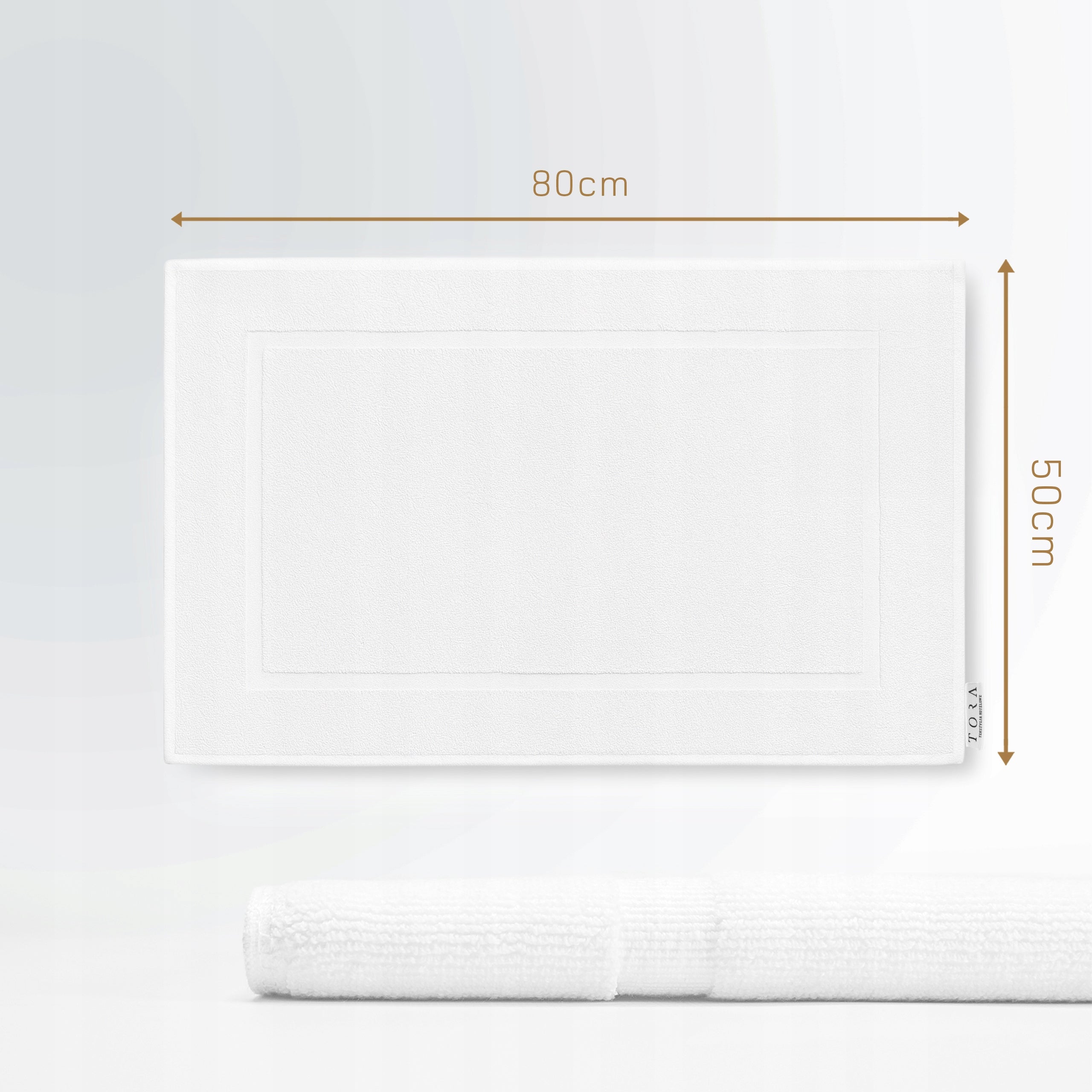 BATHROOM MAT Rug Hotel Foot Absorbent Smooth 50x80cm Packaging status original
