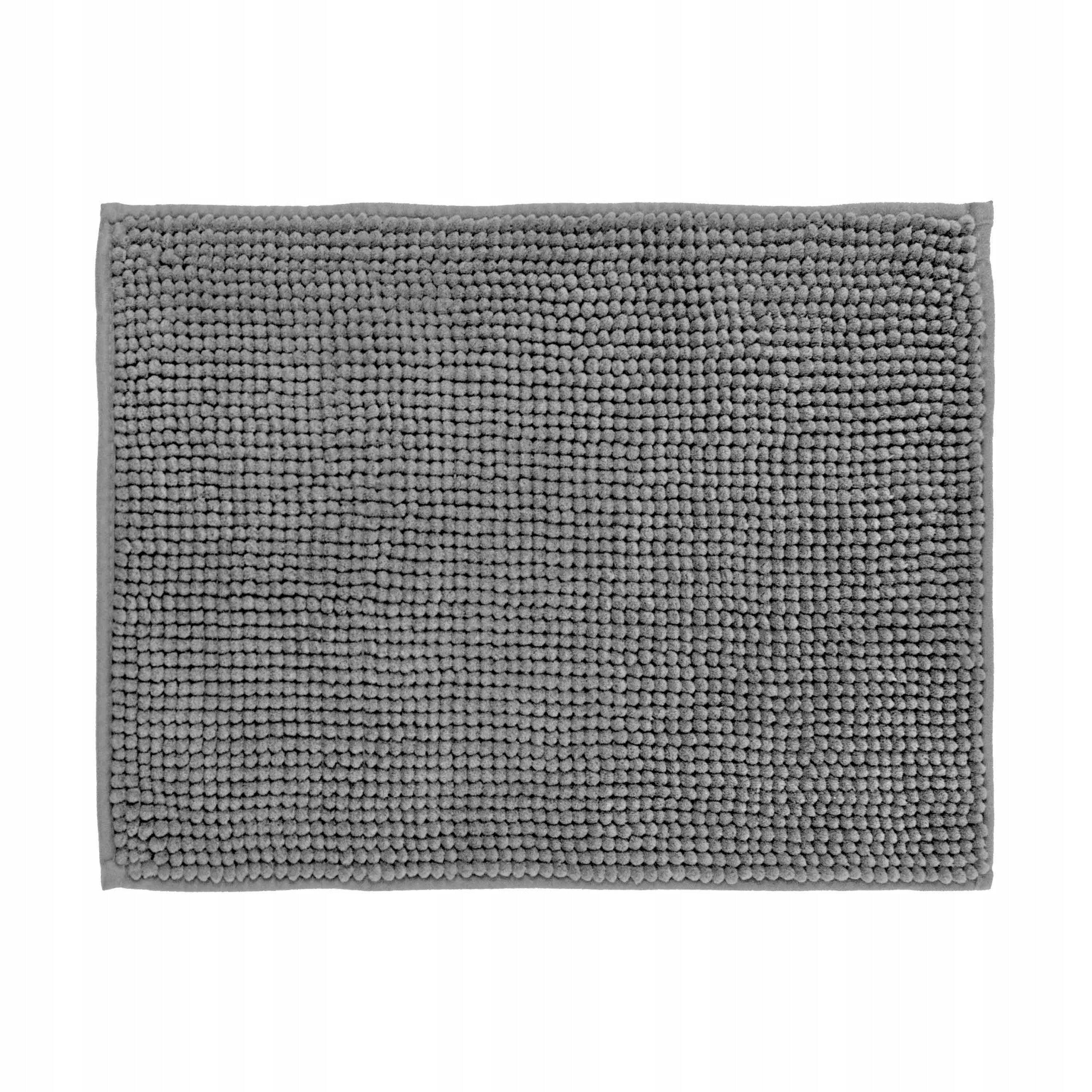 BATHROOM RUG 40x60 CM GREY NON-SLIP SOFT ABSORBENT SIDEWALK Brand Rodeno