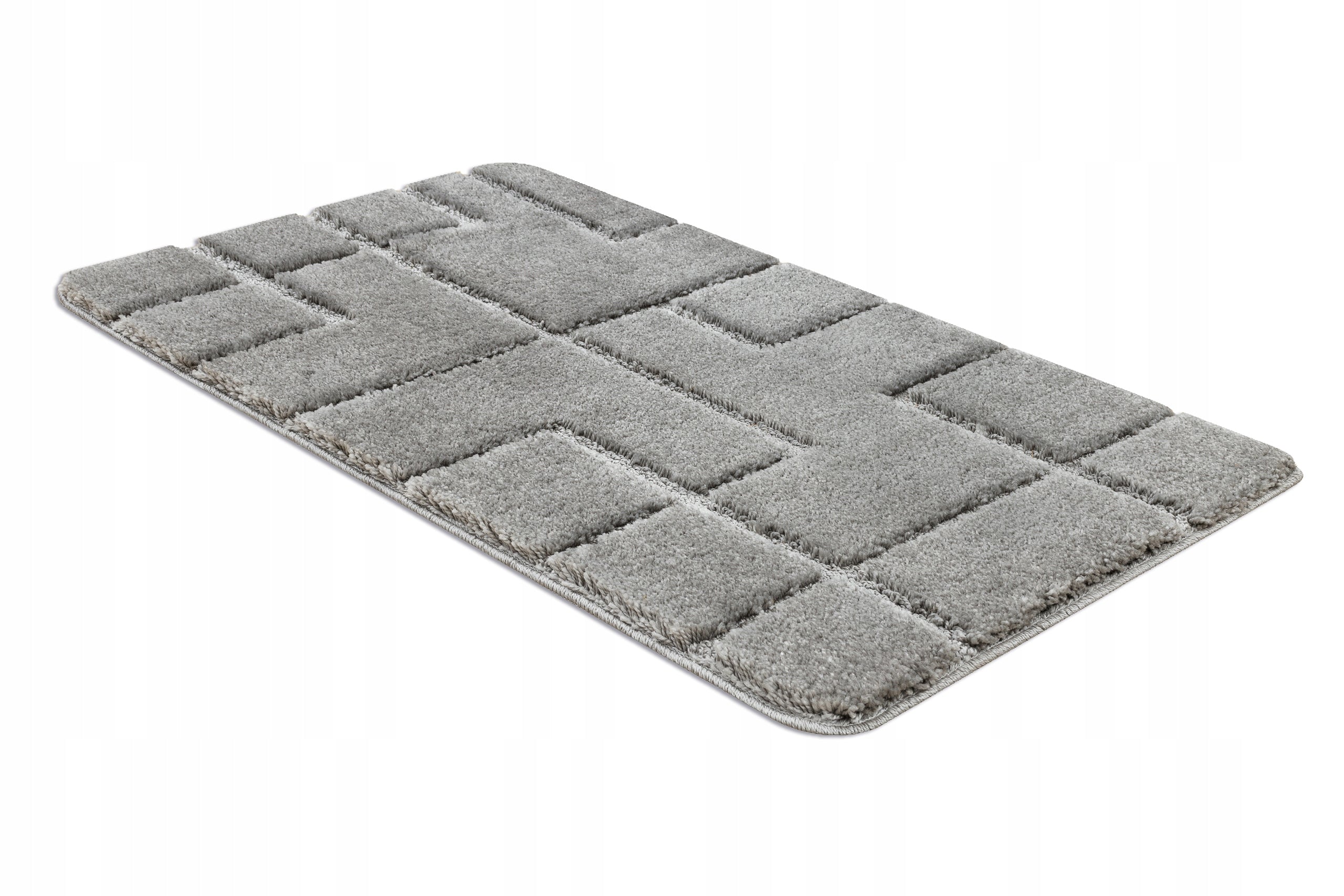 BATHROOM RUG 60x100 LINES grey NON-SLIP SOFT #KPL265 Manufacturer code KPL265