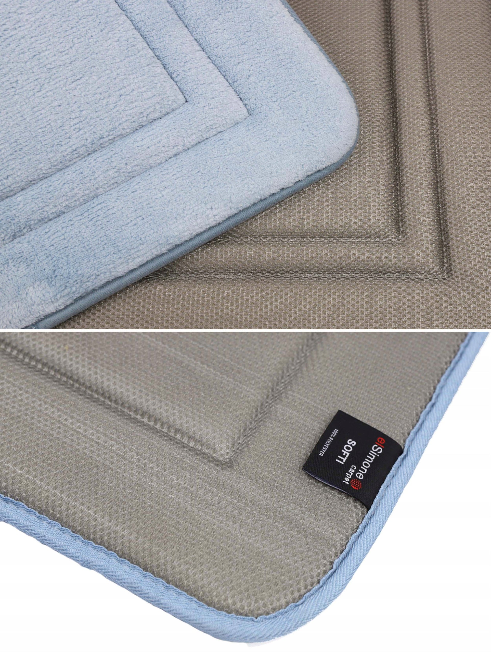 BATHROOM RUG 60x90 cm | THICK, ABSORBENT, SOFT MEMORY | PERFECT GIFT Material polyester
