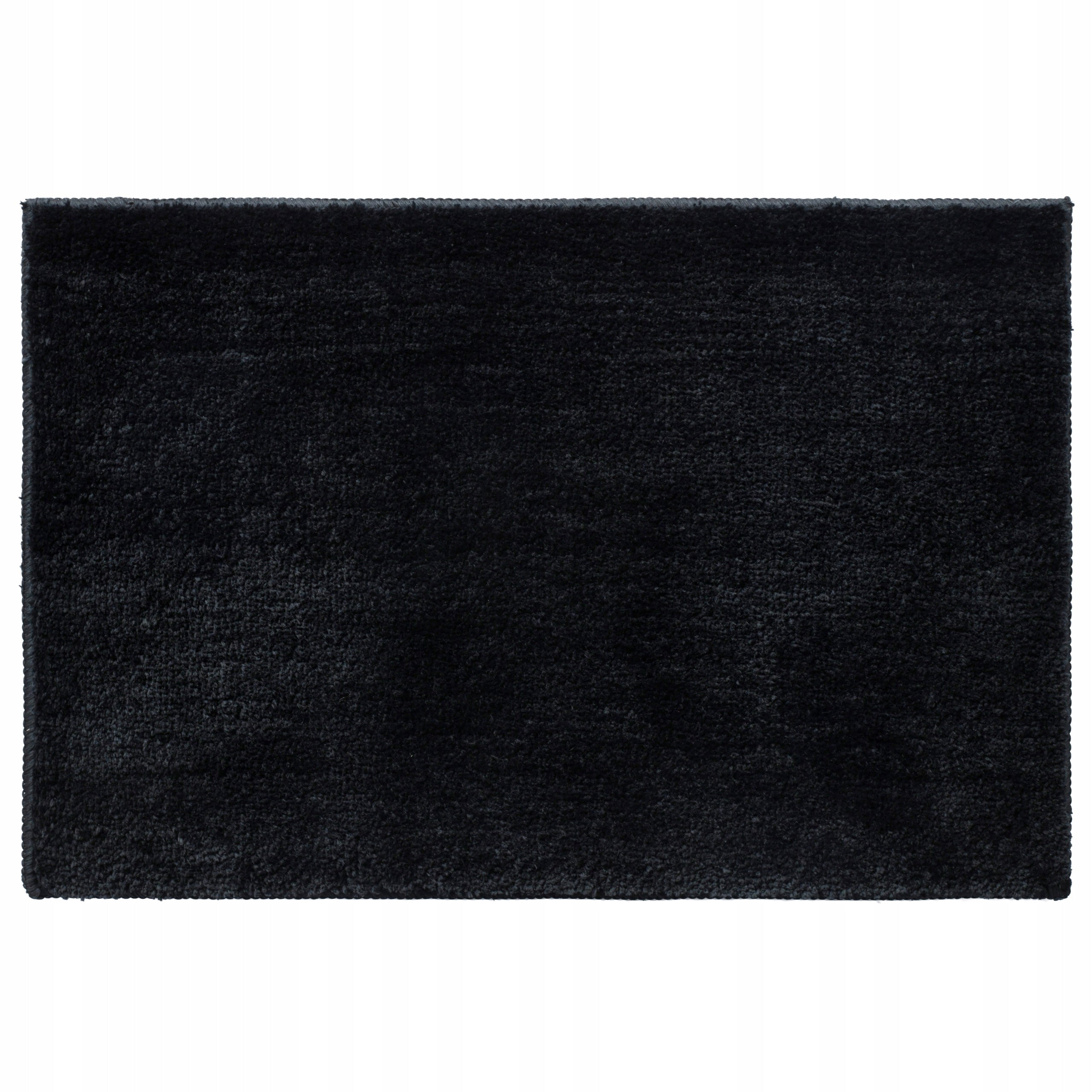 BATHROOM RUG ANTI-SLIP MICROFIBER 40x60 BLACK SOFT 1600 g/m2