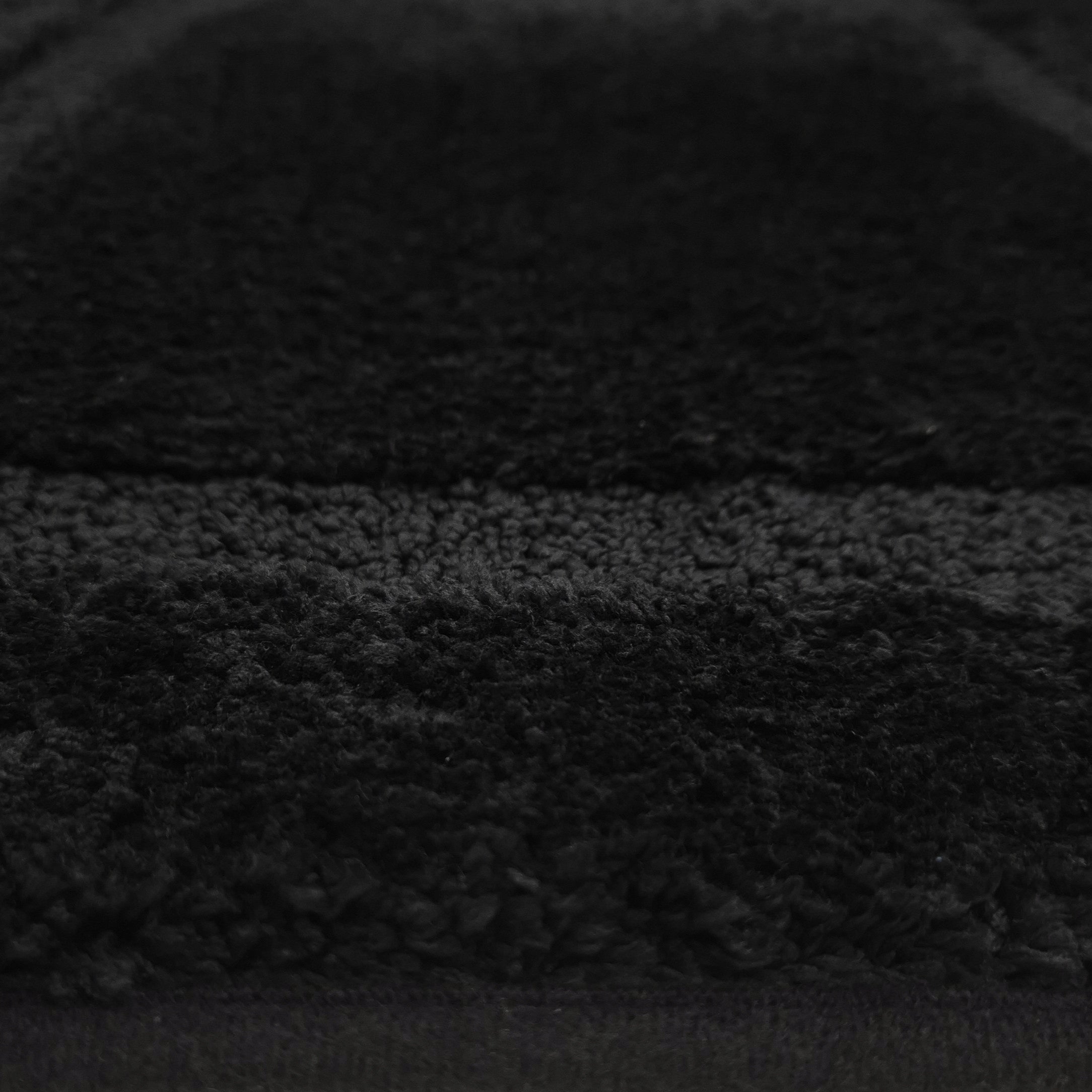 BATHROOM RUG BLACK 50x80 NON-SLIP SOFT FOR BATHROOM BLACK Shape rectangle