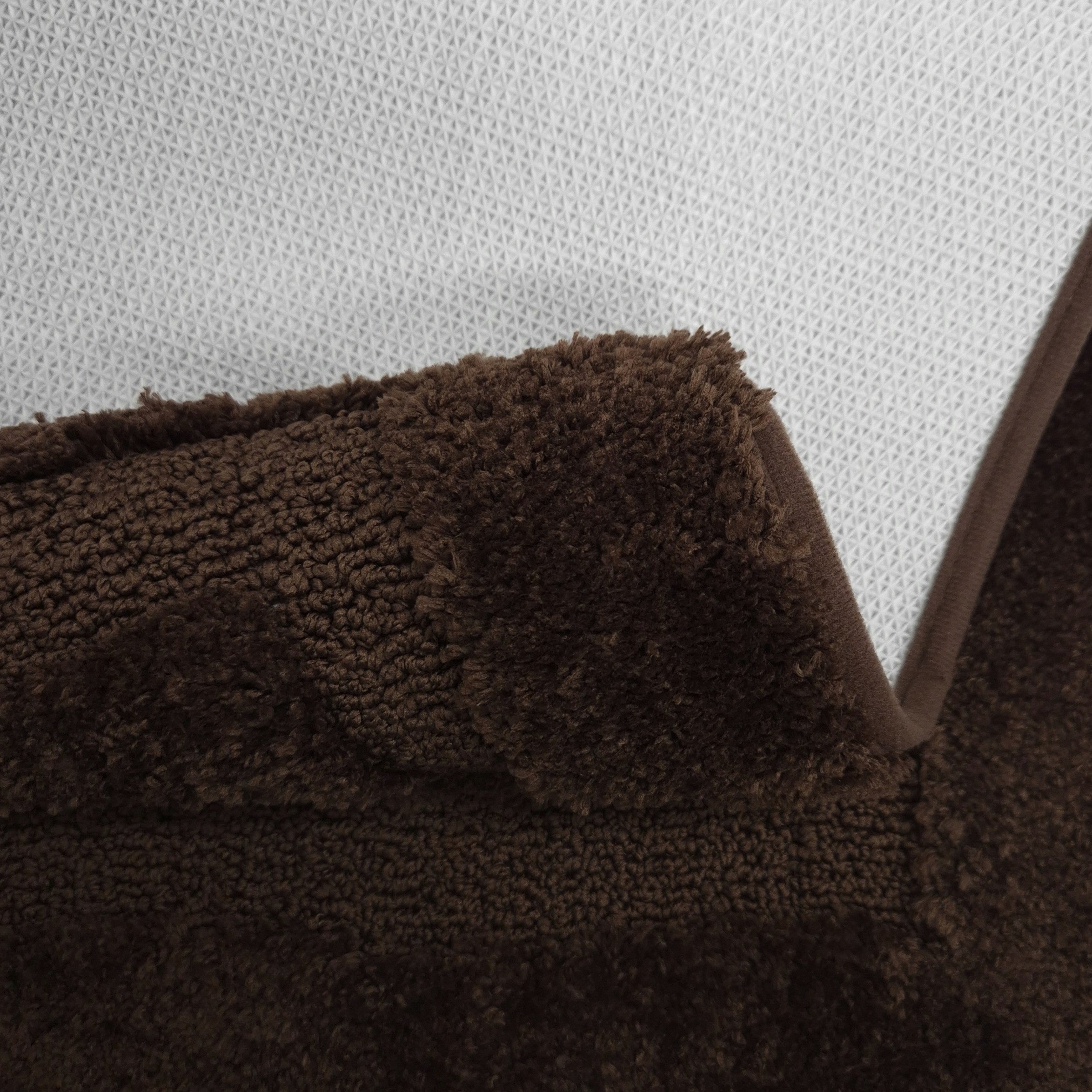 BATHROOM RUG BROWN 50x80 RUBBERIZED SOFT FOR BATHROOM BROWN Length 80 cm
