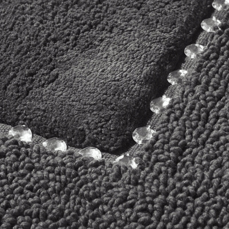 BATHROOM RUG CHIC 50X70 STEEL Product width 50 cm