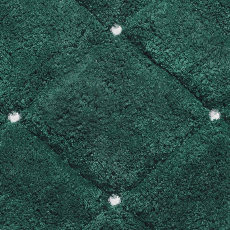BATHROOM RUG CHIC2 GEOMETRIC PATTERN 50X70 DARK GREEN Product width 50 cm