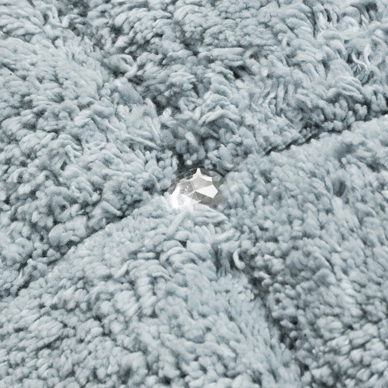BATHROOM RUG CHIC2 GEOMETRIC PATTERN 50X70 SILVER Thickness 1 mm