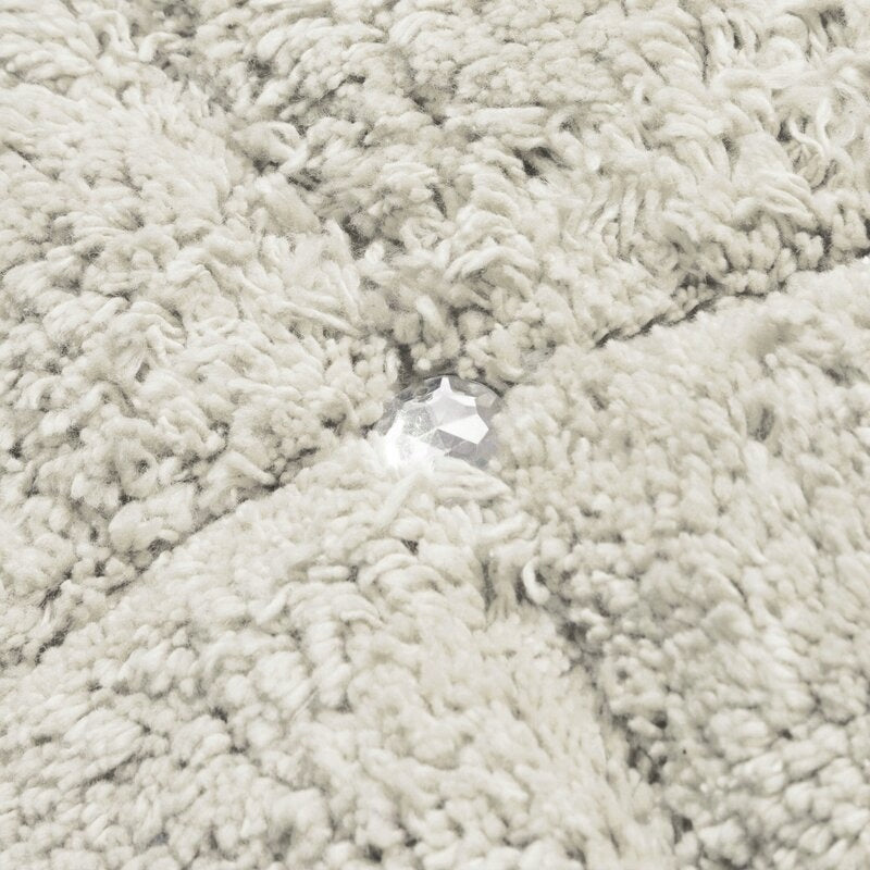 BATHROOM RUG CHIC2 GEOMETRIC PATTERN 60X90 CREAM Thickness 10 mm