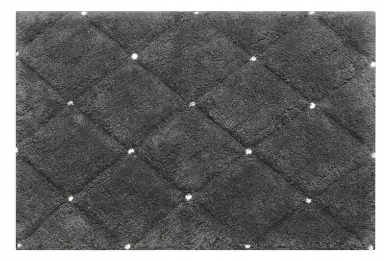 BATHROOM RUG CHIC2 GEOMETRIC PATTERN 60X90 STEEL