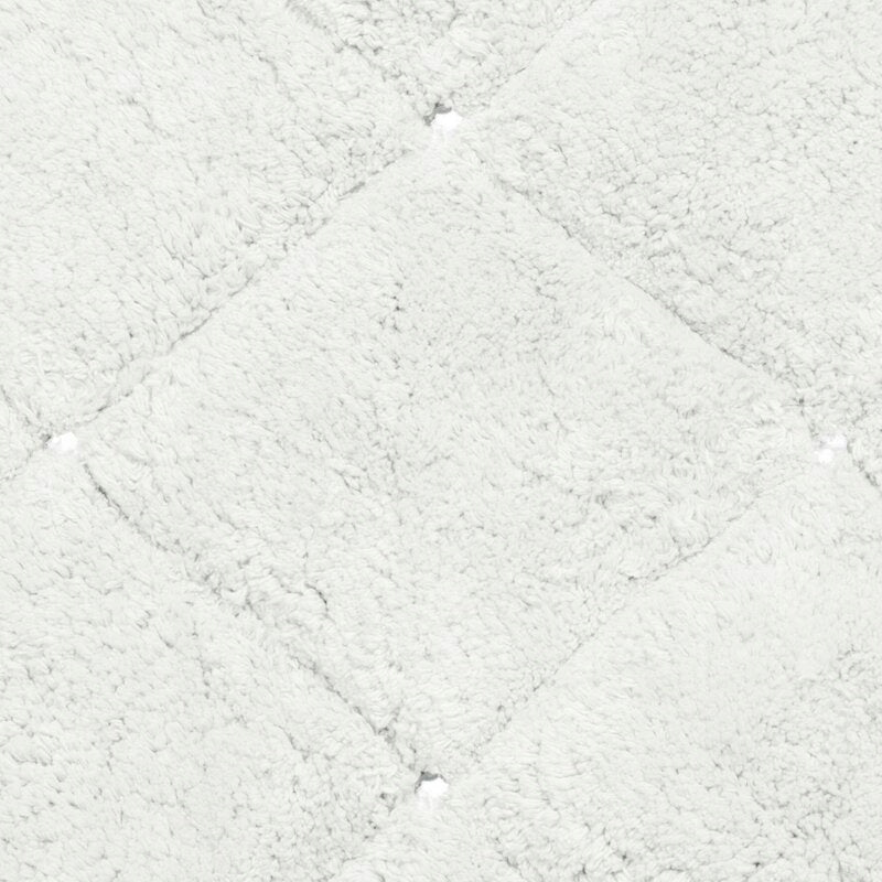 BATHROOM RUG CHIC2 GEOMETRIC PATTERN 60X90 WHITE Product width 60 cm
