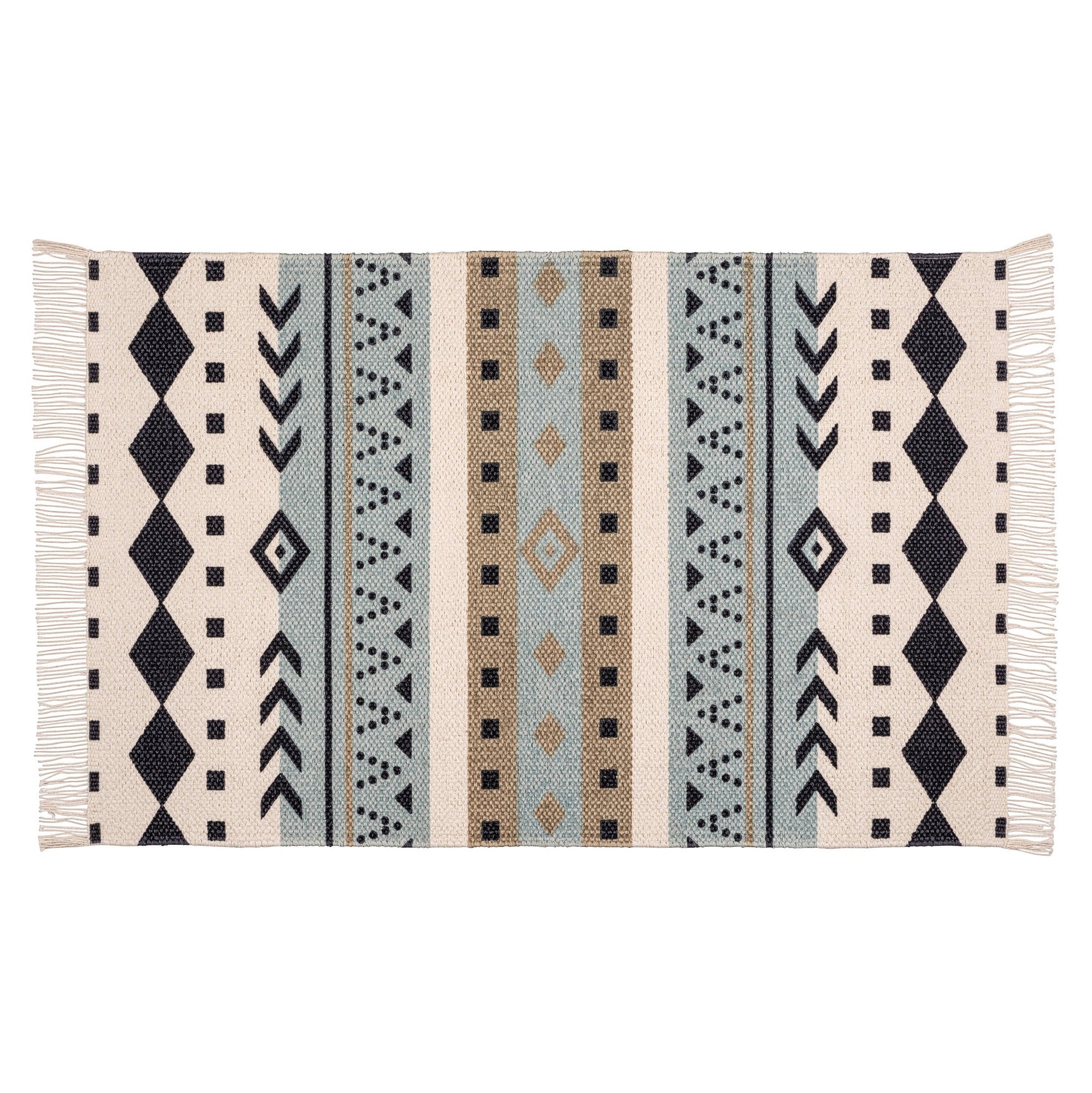 BATHROOM RUG COTTON 50 X 80 CM NON-SLIP LARGE-COLORED
