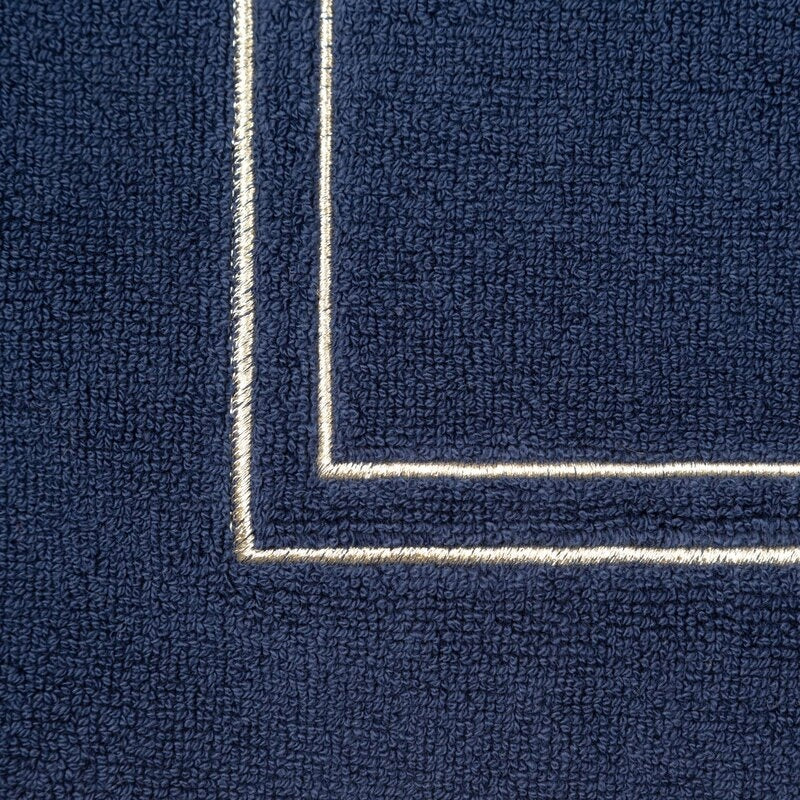 BATHROOM RUG COTTON OLIVIA 50X70 NAVY BLUE Product width 50 cm