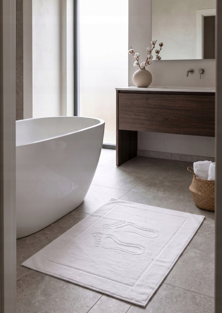 BATHROOM RUG FOOT 100% COTTON 50X70 CM FOOT TOWEL 650g/m2 Manufacturer code STÓPKI DYWANIK ŁAZIENKOWY RĘCZNIK