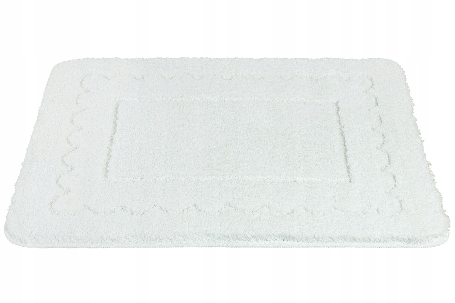 BATHROOM RUG FOR TOILET NON-SLIP WHITE THICK SOFT CLAM 50x80 cm Brand Akcila