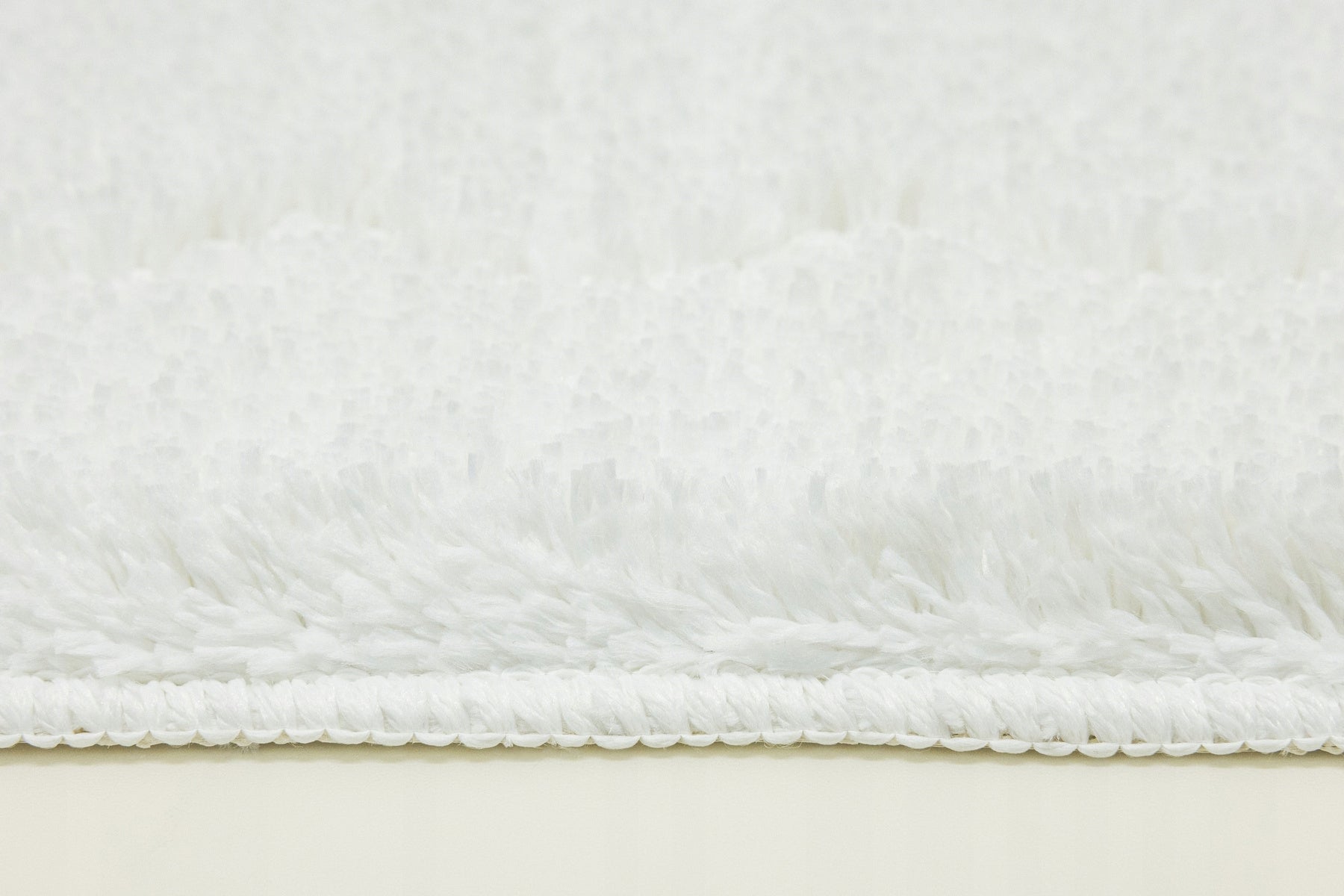 BATHROOM RUG FOR TOILET NON-SLIP WHITE THICK SOFT CLAM 50x80 cm Color white