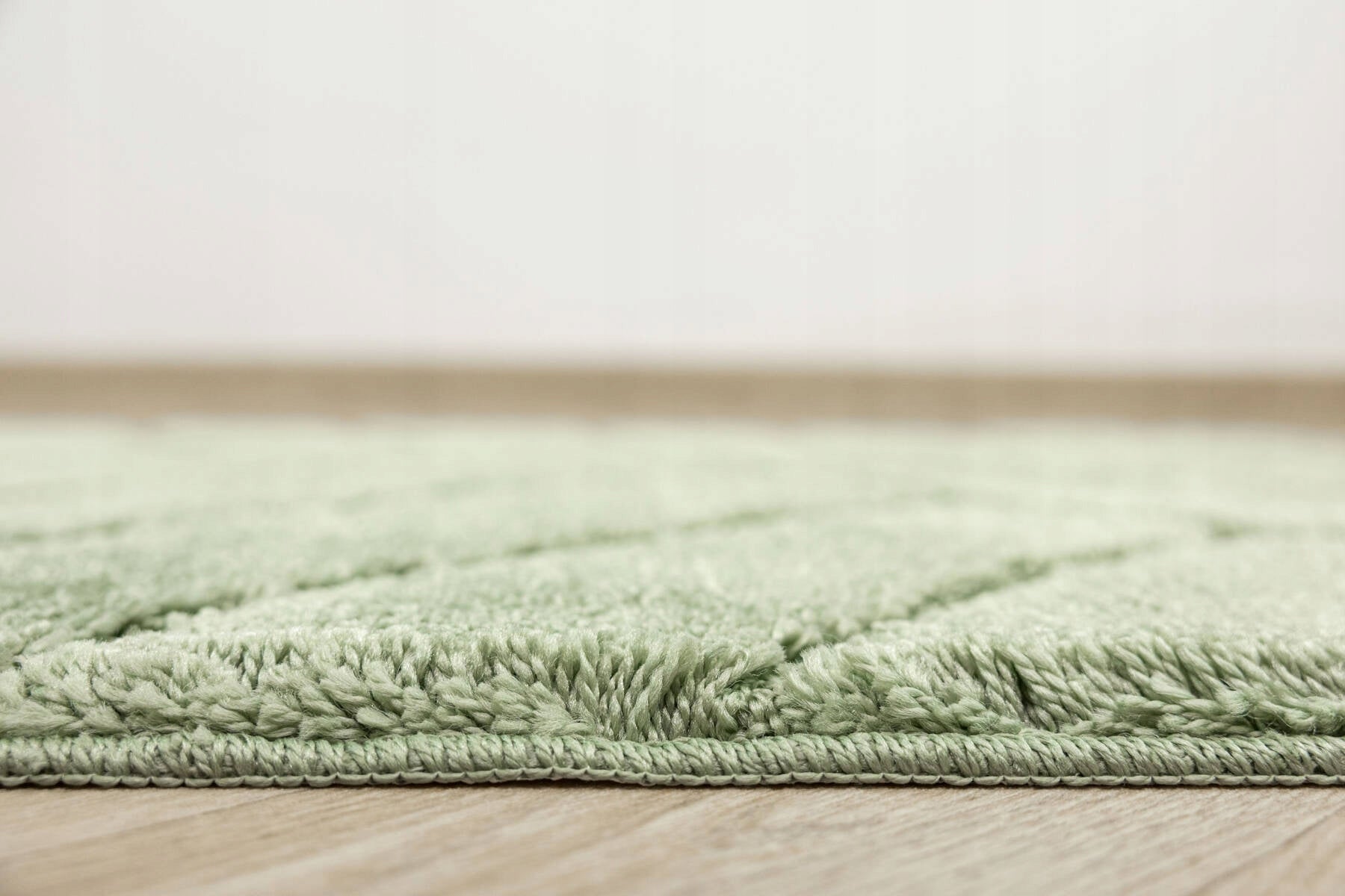 BATHROOM RUG FOR TOILET RUBBERIZED SOFT GREEN MAT SASH 60x100 cm Thickness 25 mm