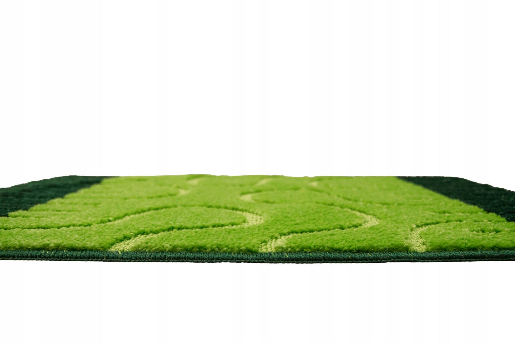 BATHROOM RUG GREEN NON-SLIP RONDA GREEN STRIPED 50x80 cm Material polypropylene