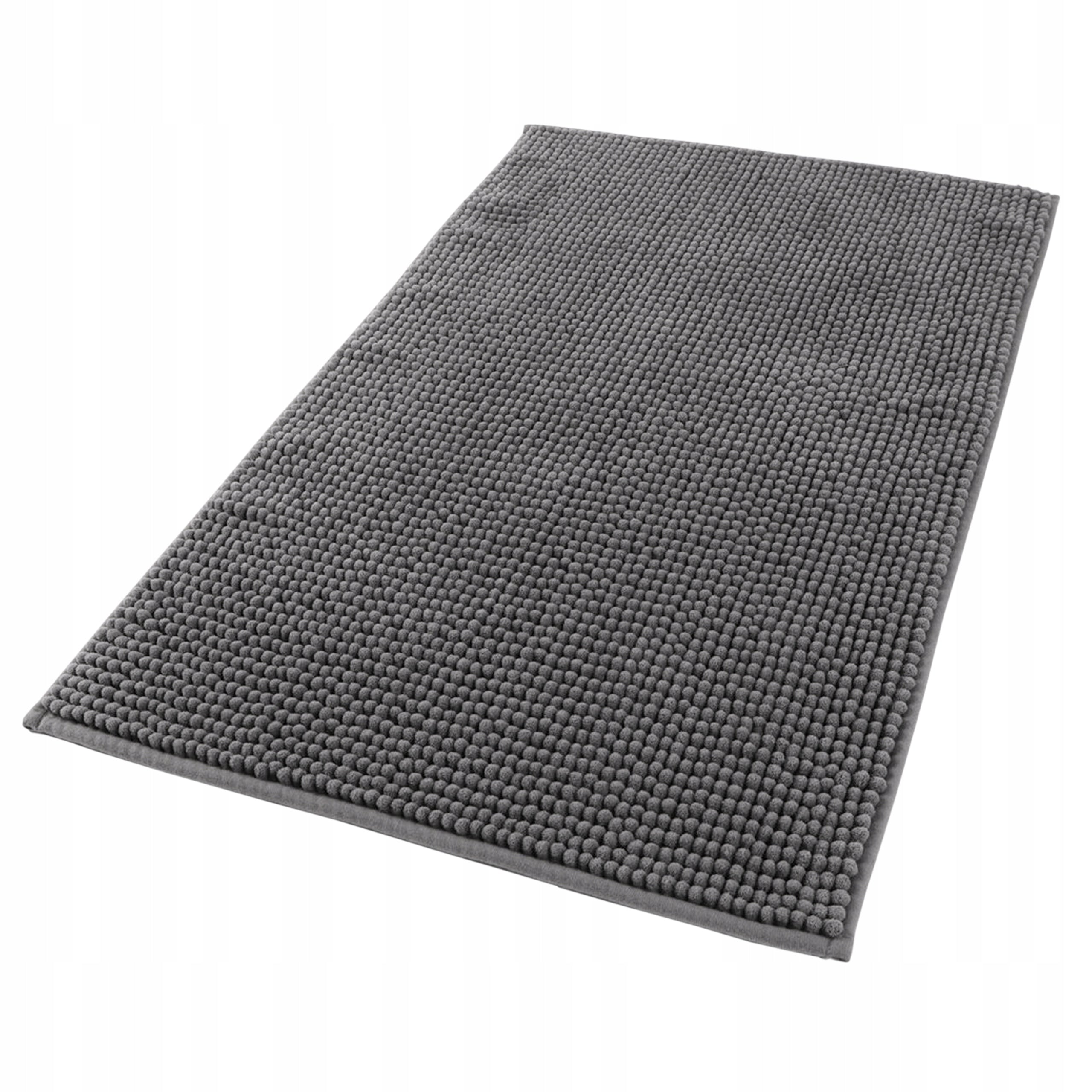 BATHROOM RUG GREY ABSORBENT ANTI-SLIP SOFT 40x60CM PERNILLE Brand Sepio