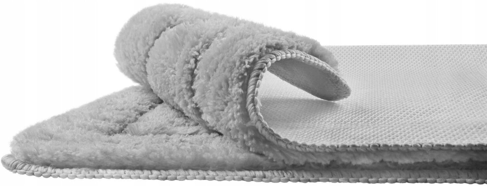 BATHROOM RUG GREY BATHROOM SET 2 PART ELEGANT SOFT 50X80 Manufacturer code DYWANIK AKOR 2CZ. JASNY SZARY