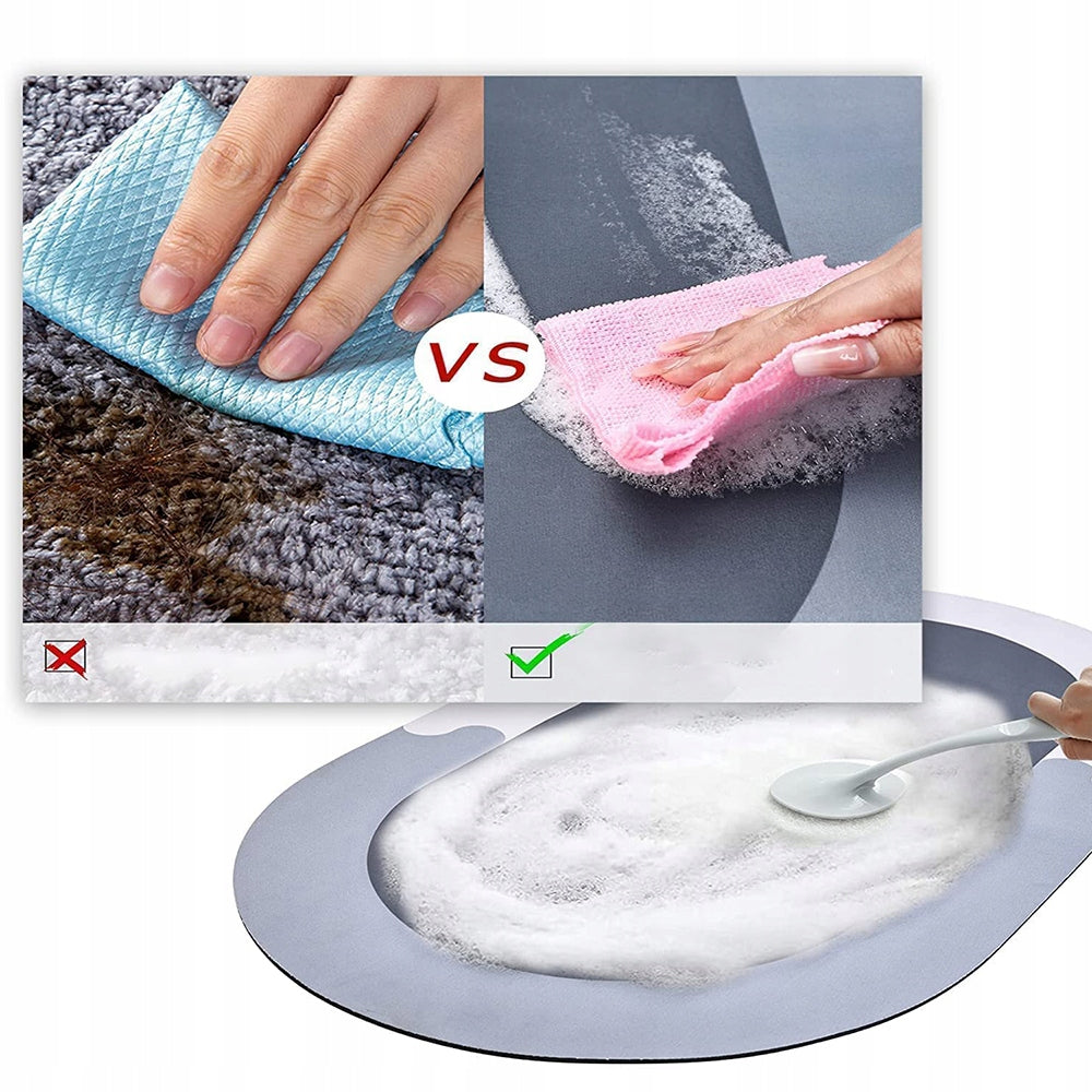 BATHROOM RUG NON-SLIP BATHROOM MAT QUICK-DRYING 60x40 cm Product width 50 cm