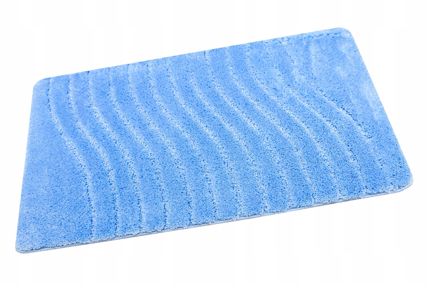 BATHROOM RUG NON-SLIP BLUE FOR WASHING MAT SARA 50x80 cm