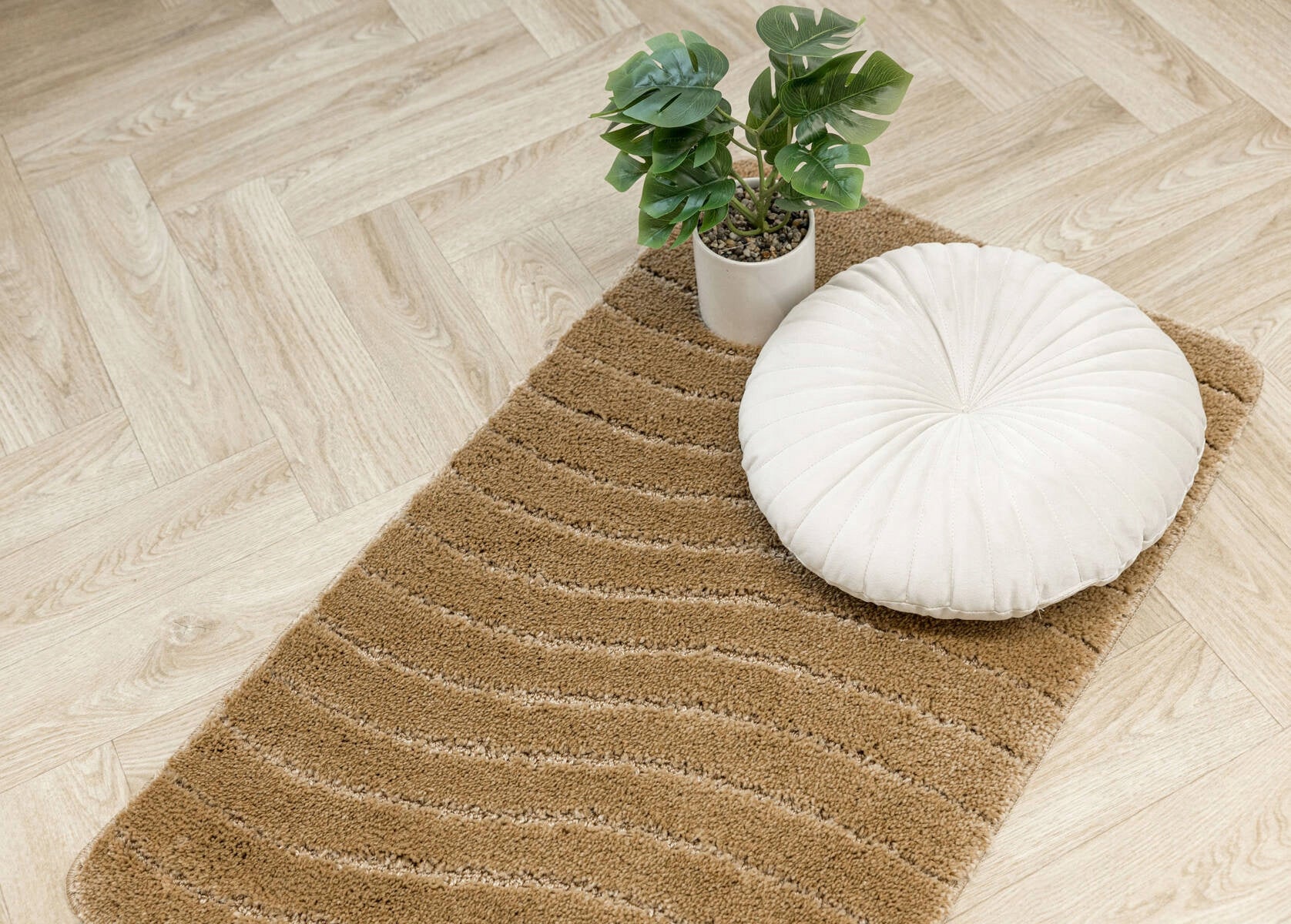 BATHROOM RUG NON-SLIP FOR TOILET BEIGE MAT SARA 60x100 cm Manufacturer code sara beige