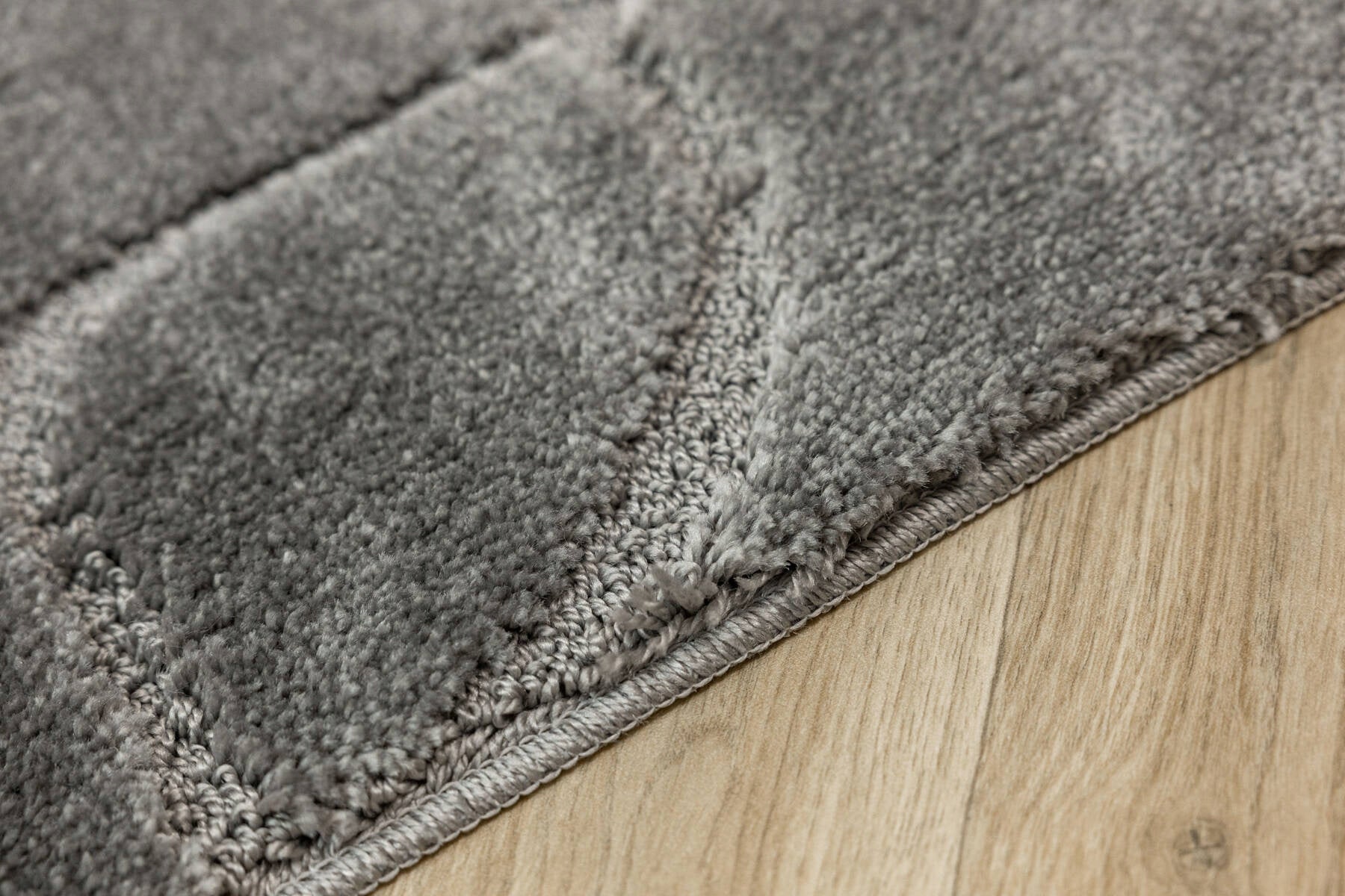 BATHROOM RUG NON-SLIP GREY SOFT LAUNDRY MAT 60x100 cm Color gray