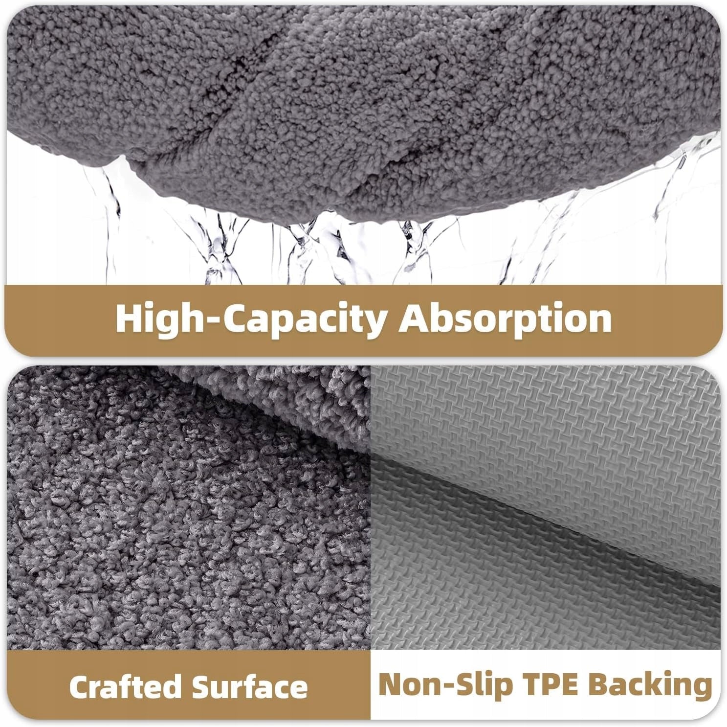 BATHROOM RUG NON-SLIP MAT 60X90CM Manufacturer code zhennd
