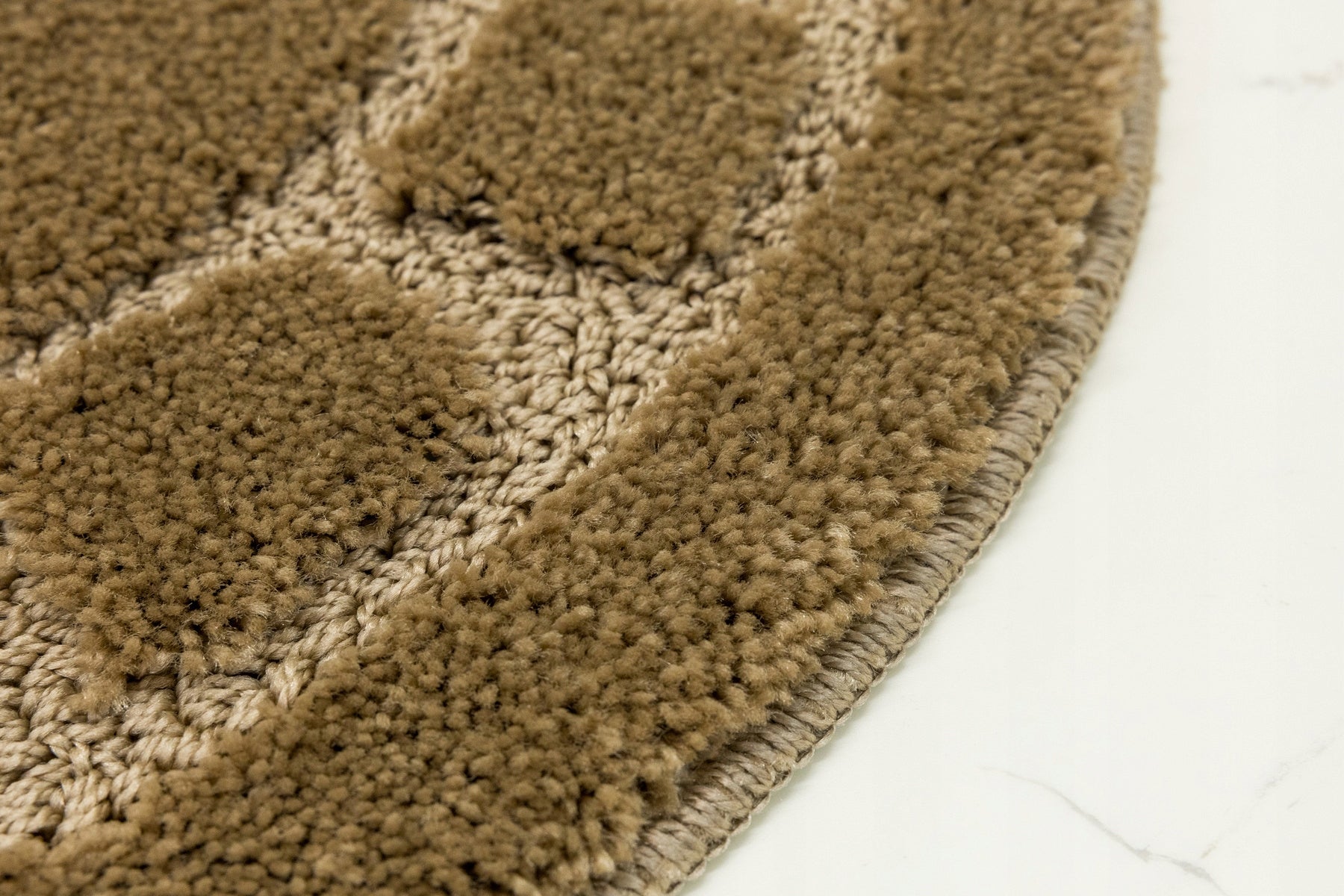 BATHROOM RUG NON-SLIP OVAL BEIGE SOFT MAT OCEAN 60x100 cm Shape oval