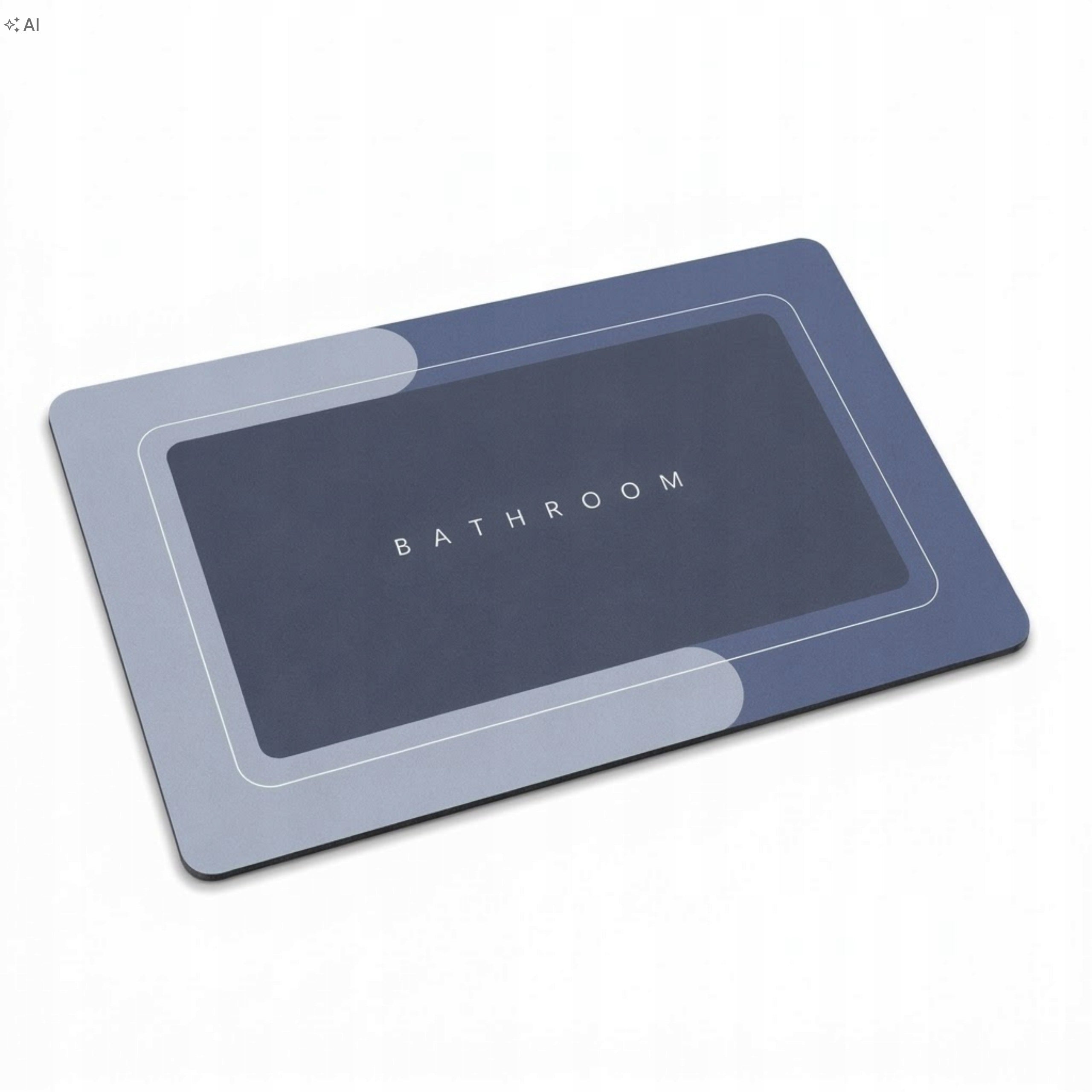 BATHROOM RUG NON-SLIP QUICK-DRYING BATHROOM MAT 60x40 cm Packaging status original