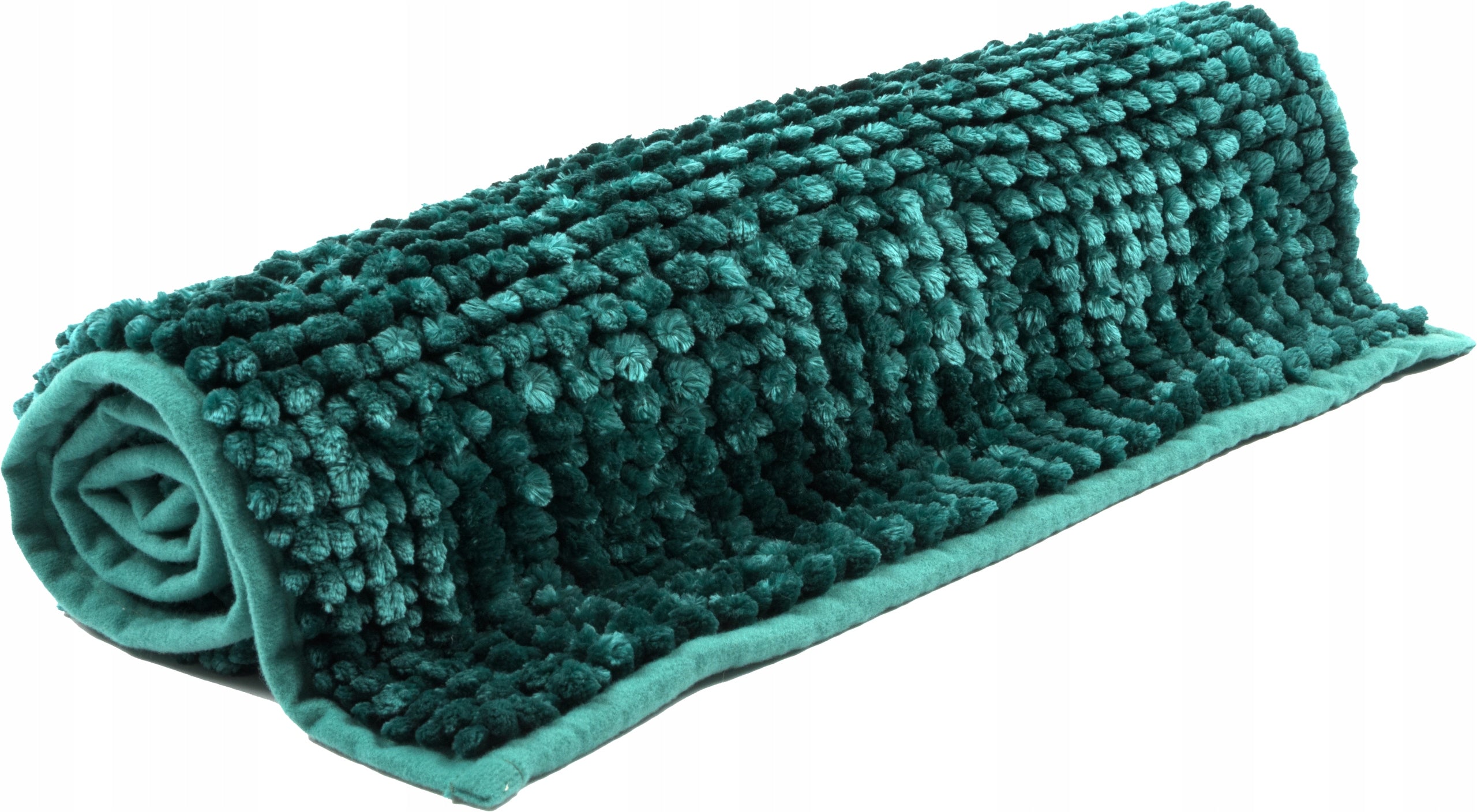 BATHROOM RUG NON-SLIP SOFT THICK CAN BE WASHED 60x90cm GREEN Length 90 cm