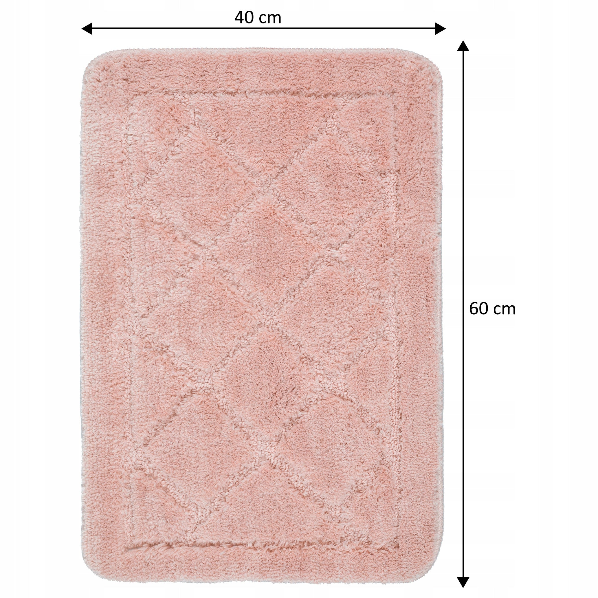 BATHROOM RUG NON-SLIP WASHABLE SOFT ABSORBENT MAT 40x60cm Brand e-floor