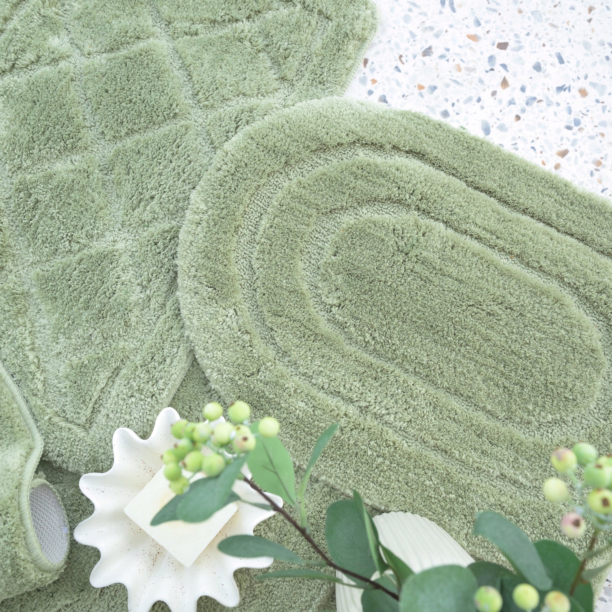 BATHROOM RUG OVAL NON-SLIP LARGE SOFT FOR WASHING 50x80cm Manufacturer code EF0333