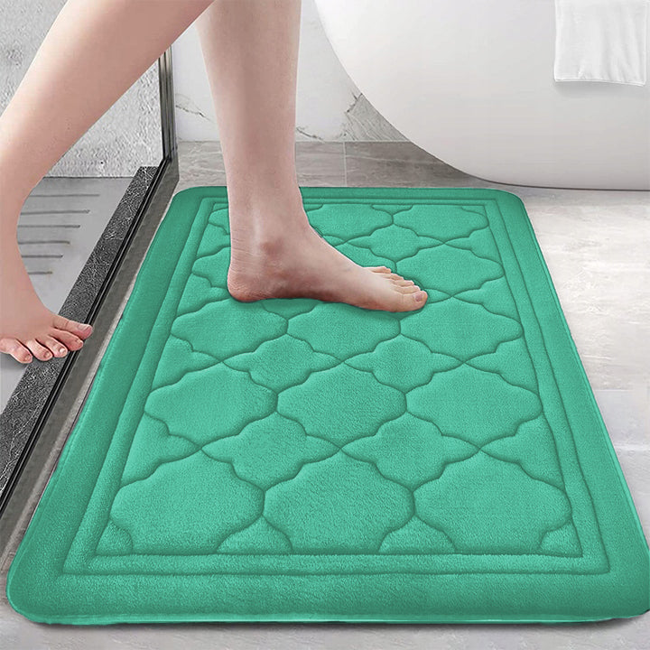 BATHROOM RUG QUICK-DRYING MAT 50X80 NON-SLIP SOFT MICROFIBER Shape rectangle