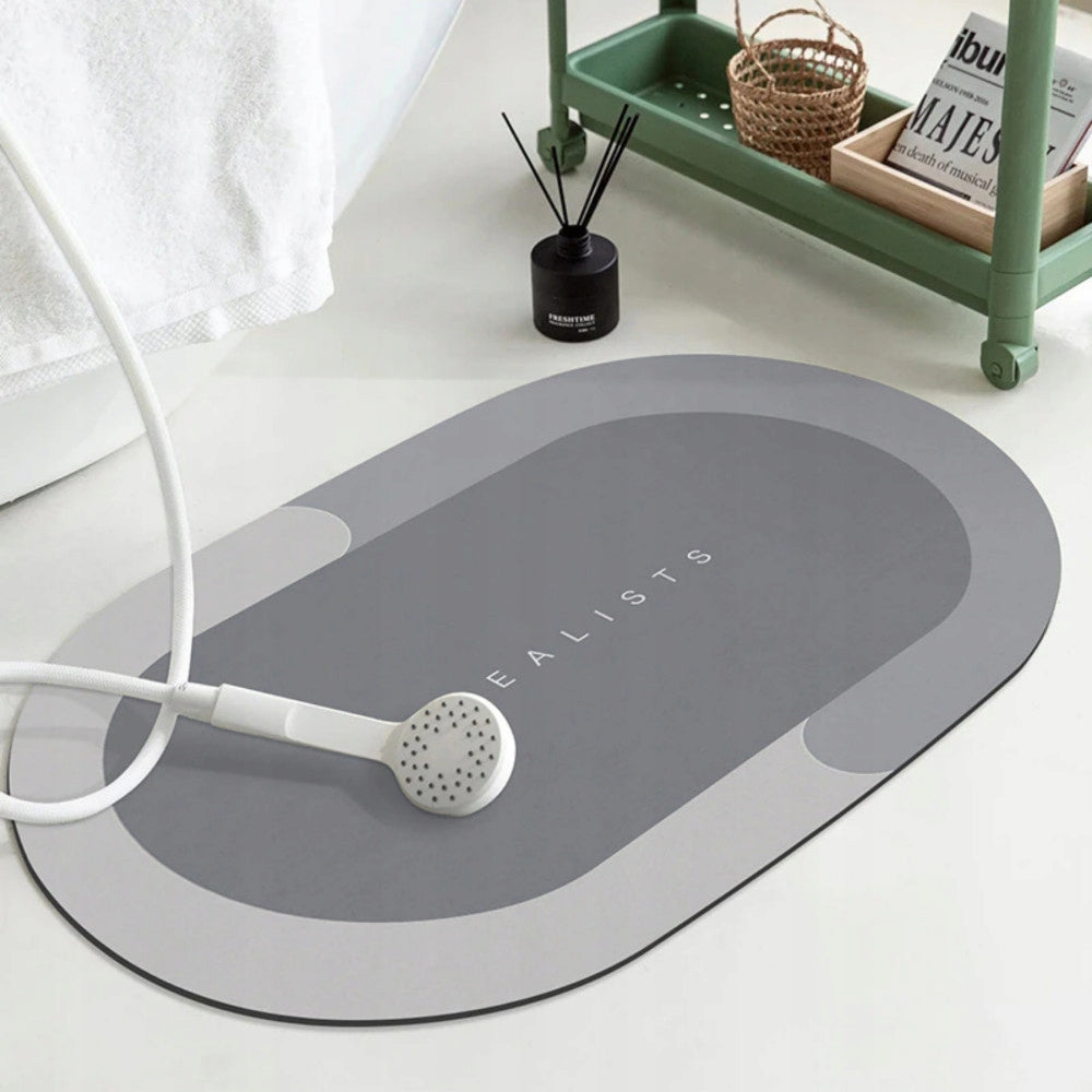 BATHROOM RUG ROUND QUICK DRYING 40x60 FOAM BATHROOM MAT Length 60 cm