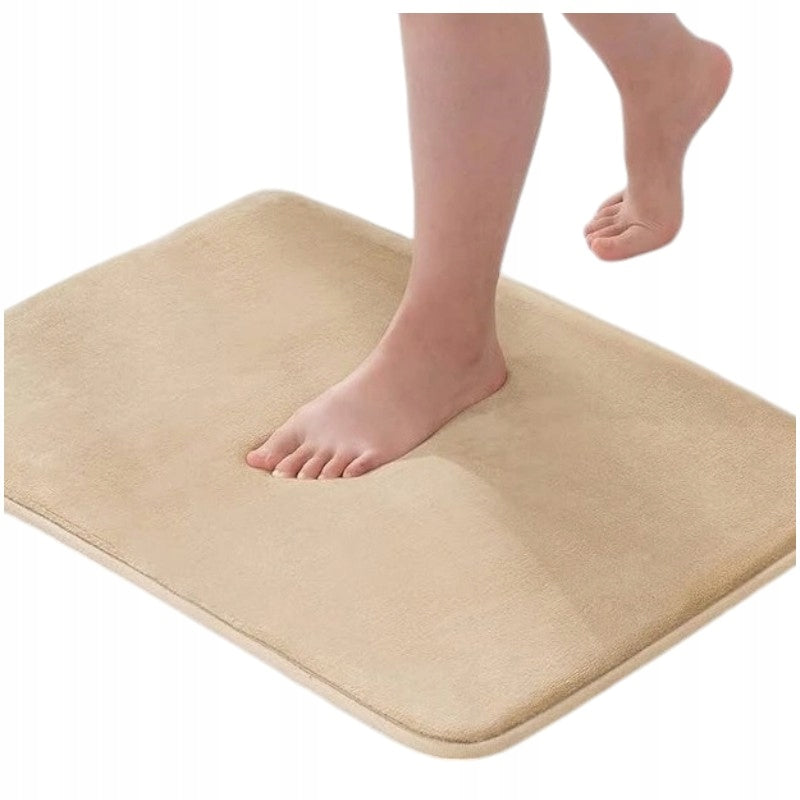 BATHROOM RUG SHOWER RUG BATHTUB SOFT BEIGE 40X60
