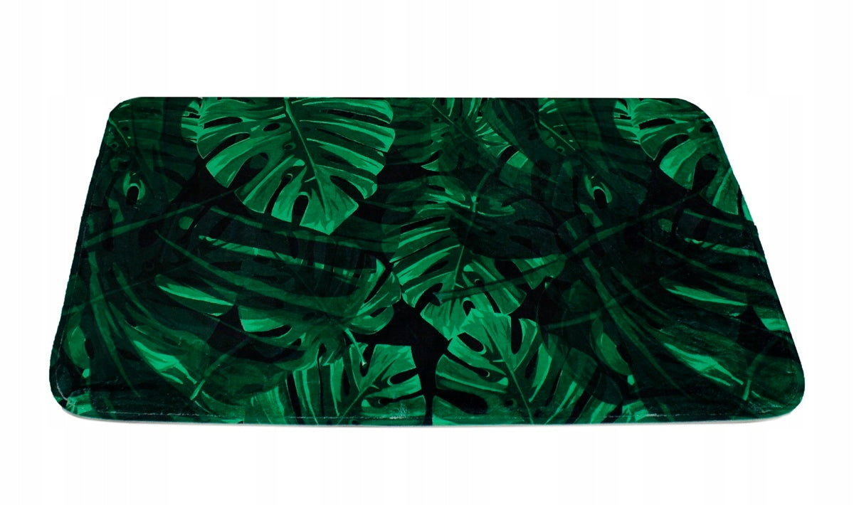 BATHROOM RUG SOFT ABSORBENT NON-SLIP 50 x 80 JUNGLE GREEN Brand DOMAREX