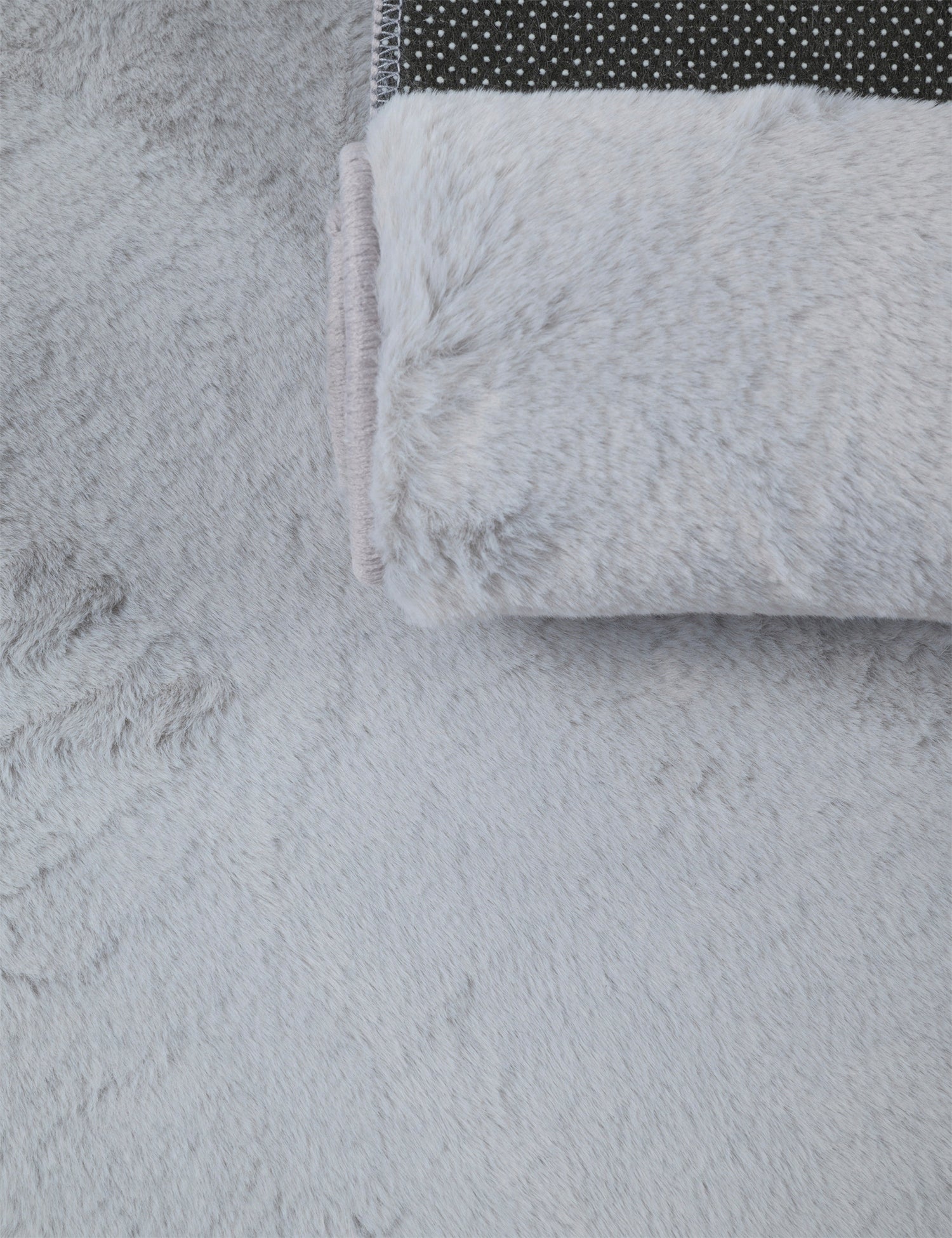 BATHROOM RUG SOFT FUR NON-SLIP GREY 40x60cm Manufacturer code 508648