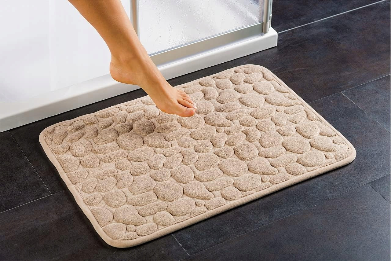 BATHROOM RUG WENKO QUICK-DRYING ANTI-SLIP BEIGE Manufacturer code 84315500