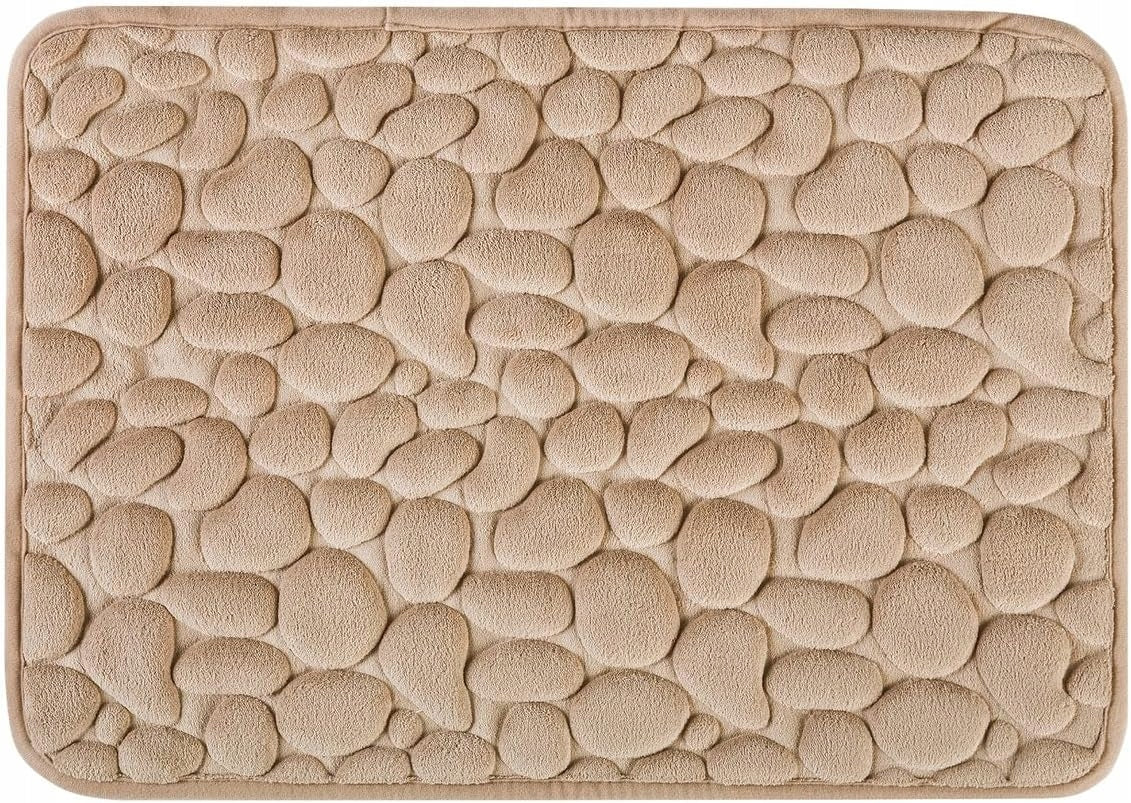 BATHROOM RUG WENKO QUICK-DRYING ANTI-SLIP BEIGE