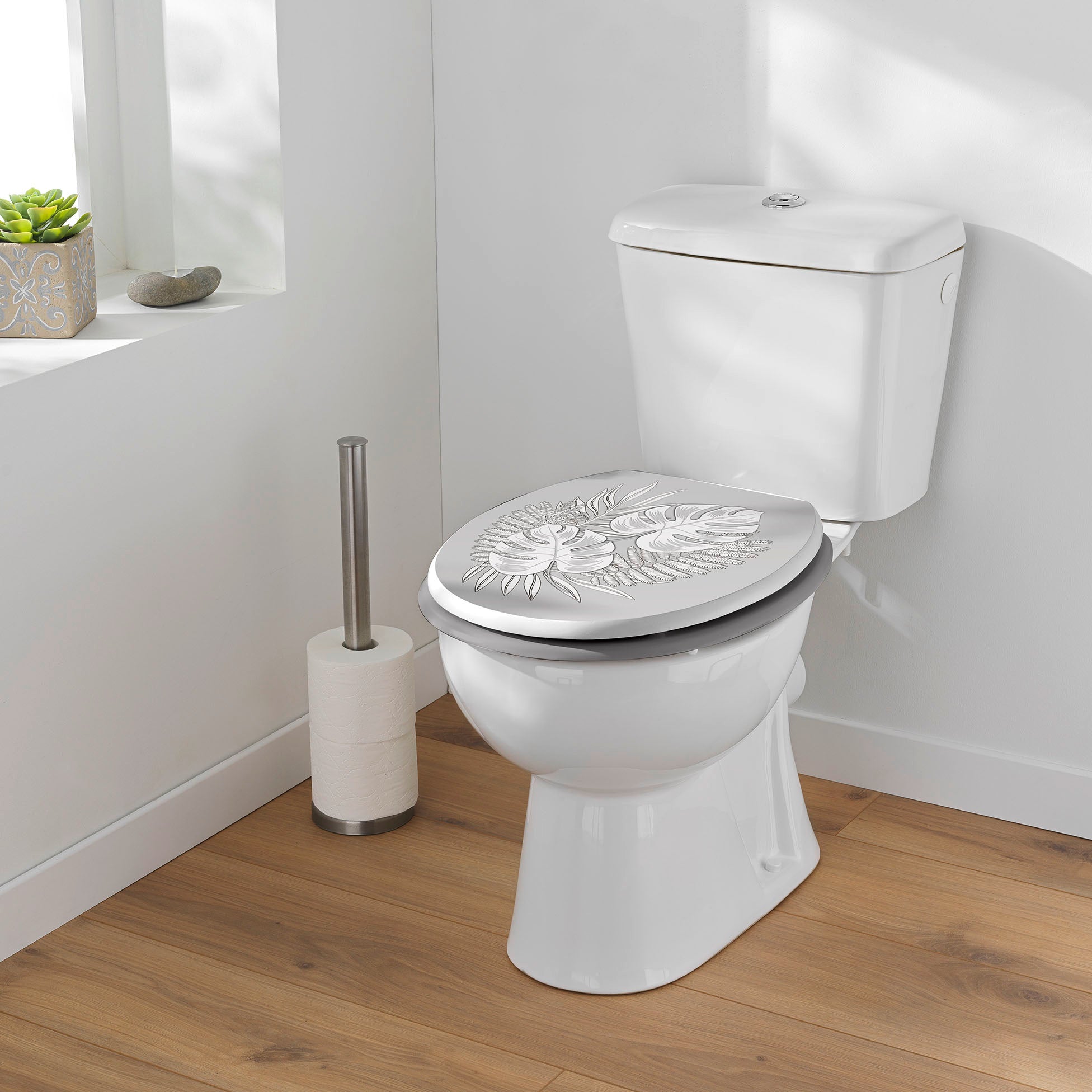 BATHROOM RUG WITH TOILET CUTOUT TOILET BATHROOM MAT 45X45 AMBER Brand Douceur d'intérieur