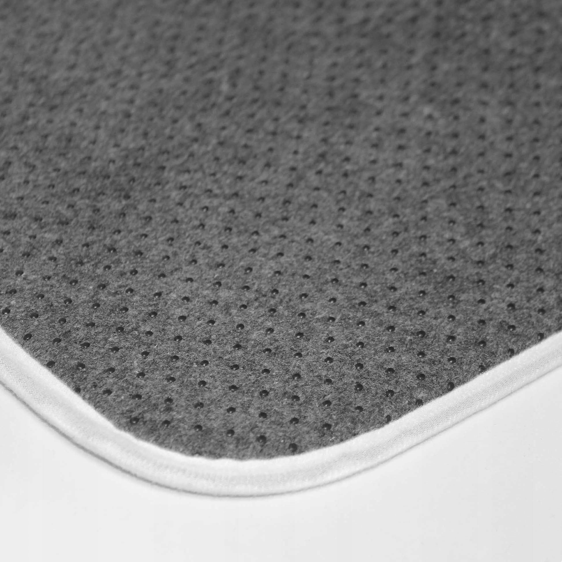 BATHROOM RUG WITH TOILET CUTOUT TOILET BATHROOM MAT 45X45 AMBER Thickness 10 mm