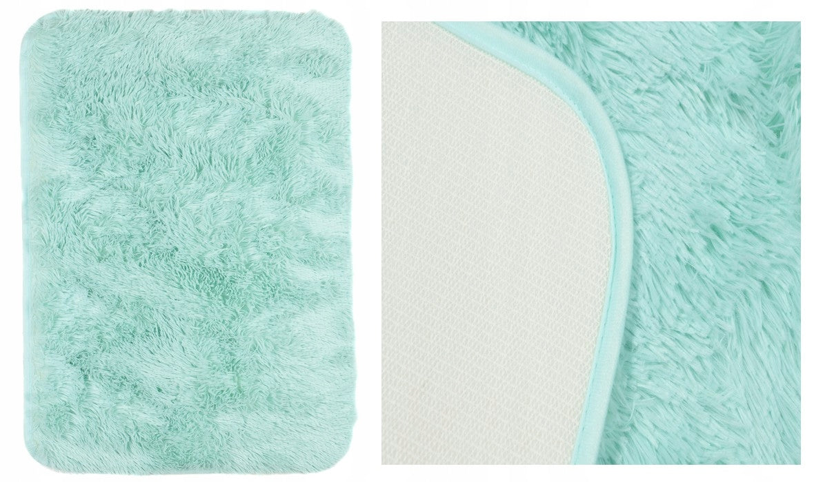 BATHROOM RUGS 60x100 SILK FLUFFY SOFT Brand Chemex