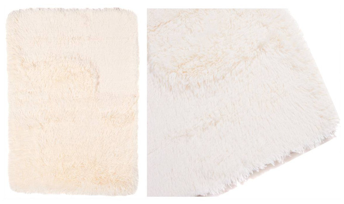 BATHROOM RUGS 60x100 SILK FLUFFY SOFT Length 100 cm