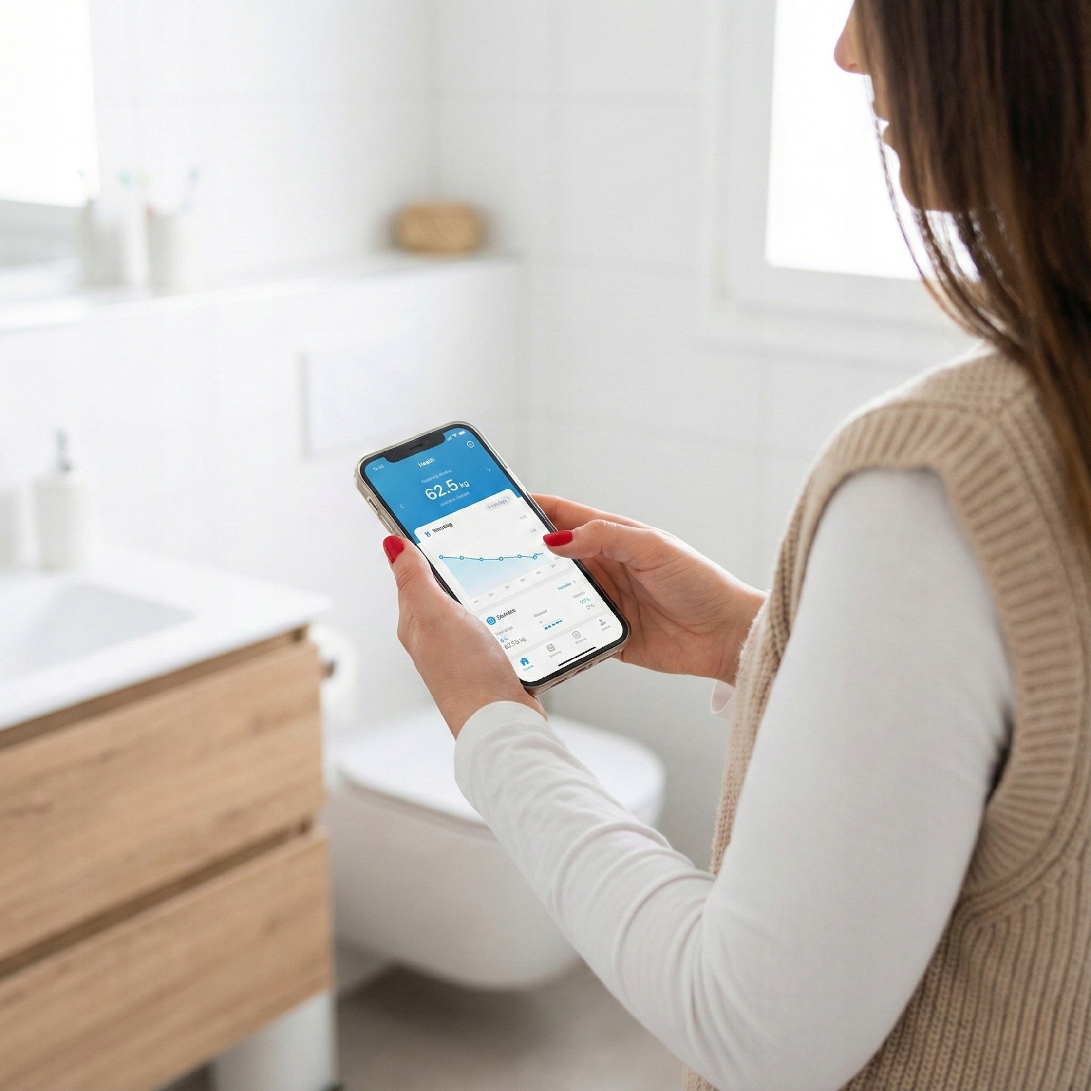 BATHROOM SCALE ANALYTICAL BLUETOOTH BMI 13 PARAMETERS SMART PL FITCHEMY Manufacturer code FITCHEMY-009