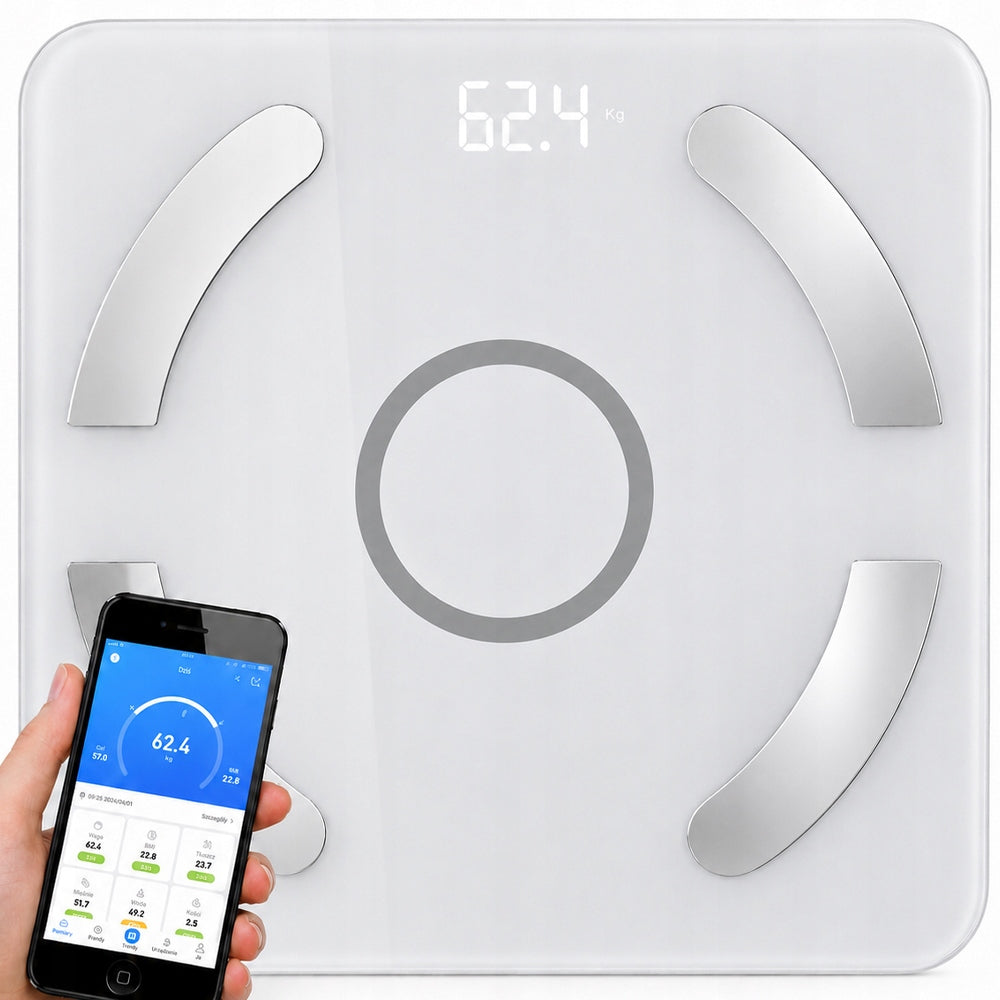 BATHROOM SCALE ANALYTICAL ELECTRONIC BLUETOOTH APPLICATION SMART 180kg